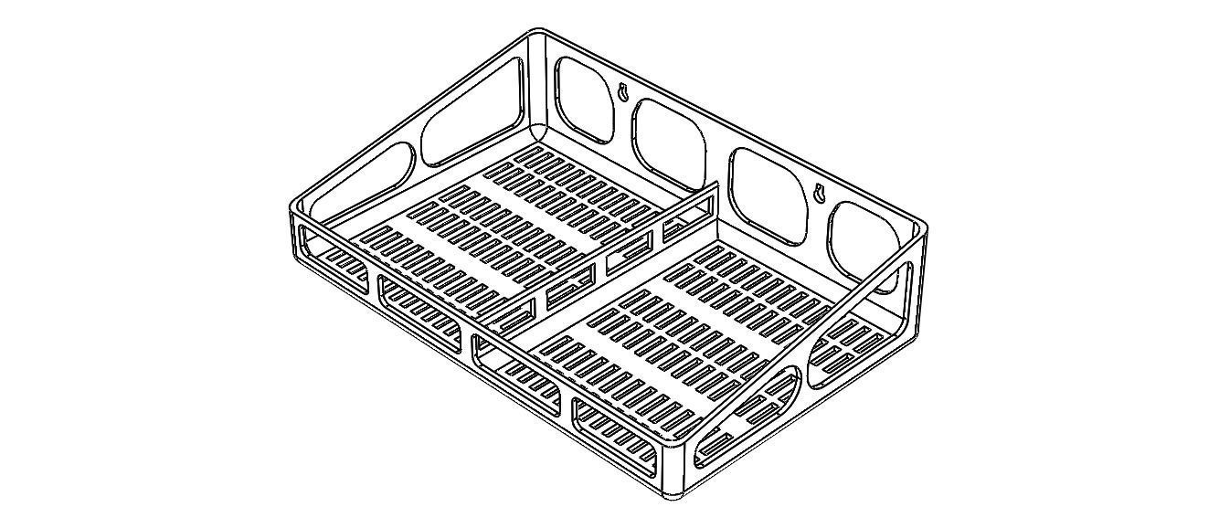 Wall Mounted Multi Purpose Shelf 3D print model_6
