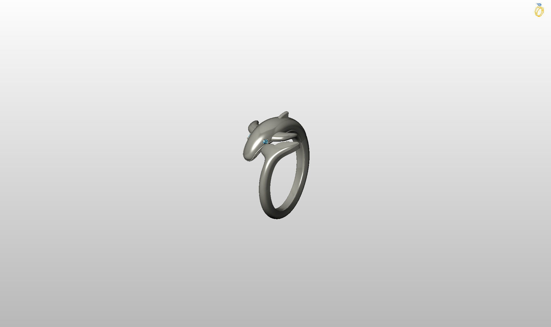 Whale Ring 3D print model_52