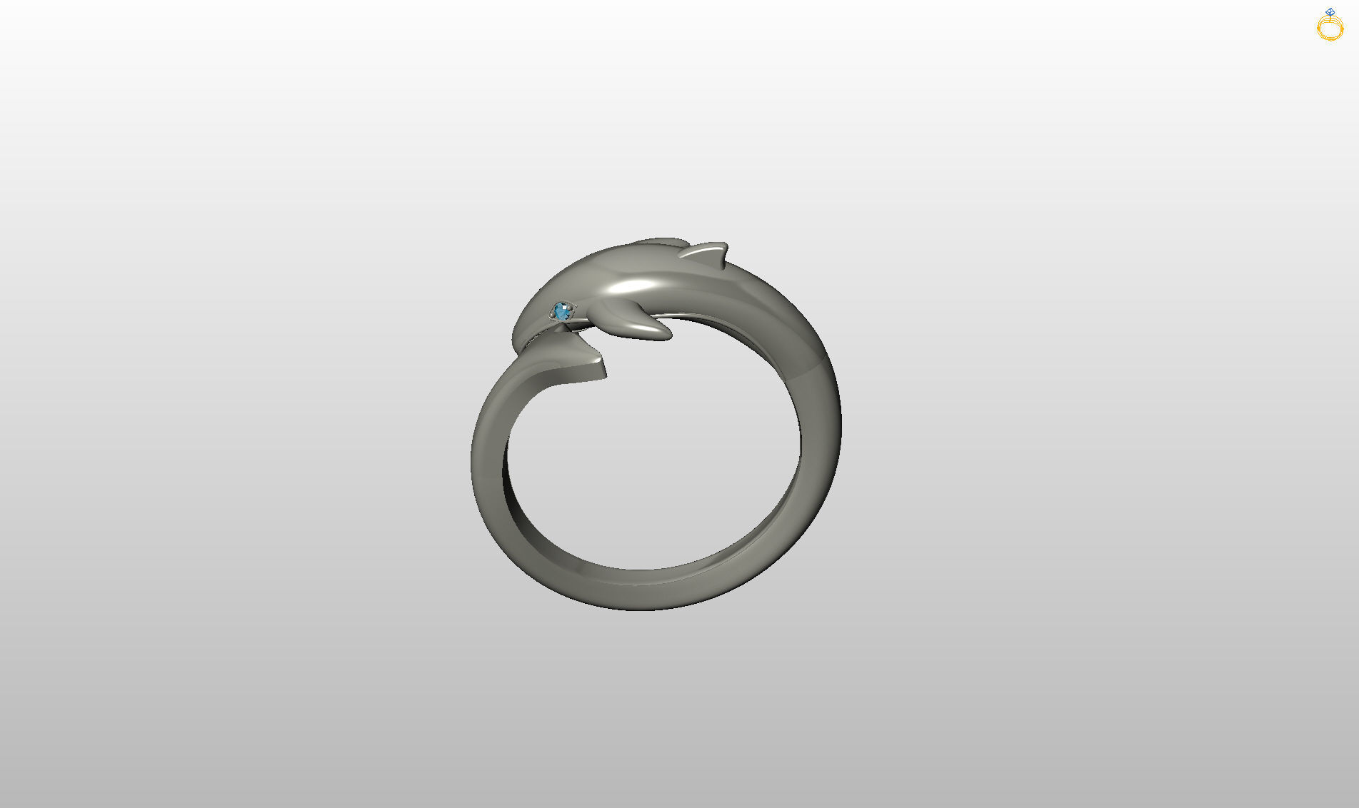Whale Ring 3D print model_32