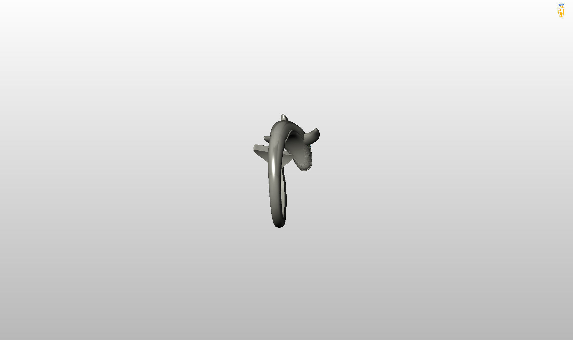 Whale Ring 3D print model_42