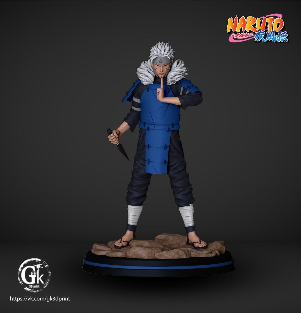 2 Hokage Tobirama Senju  3D print model_1