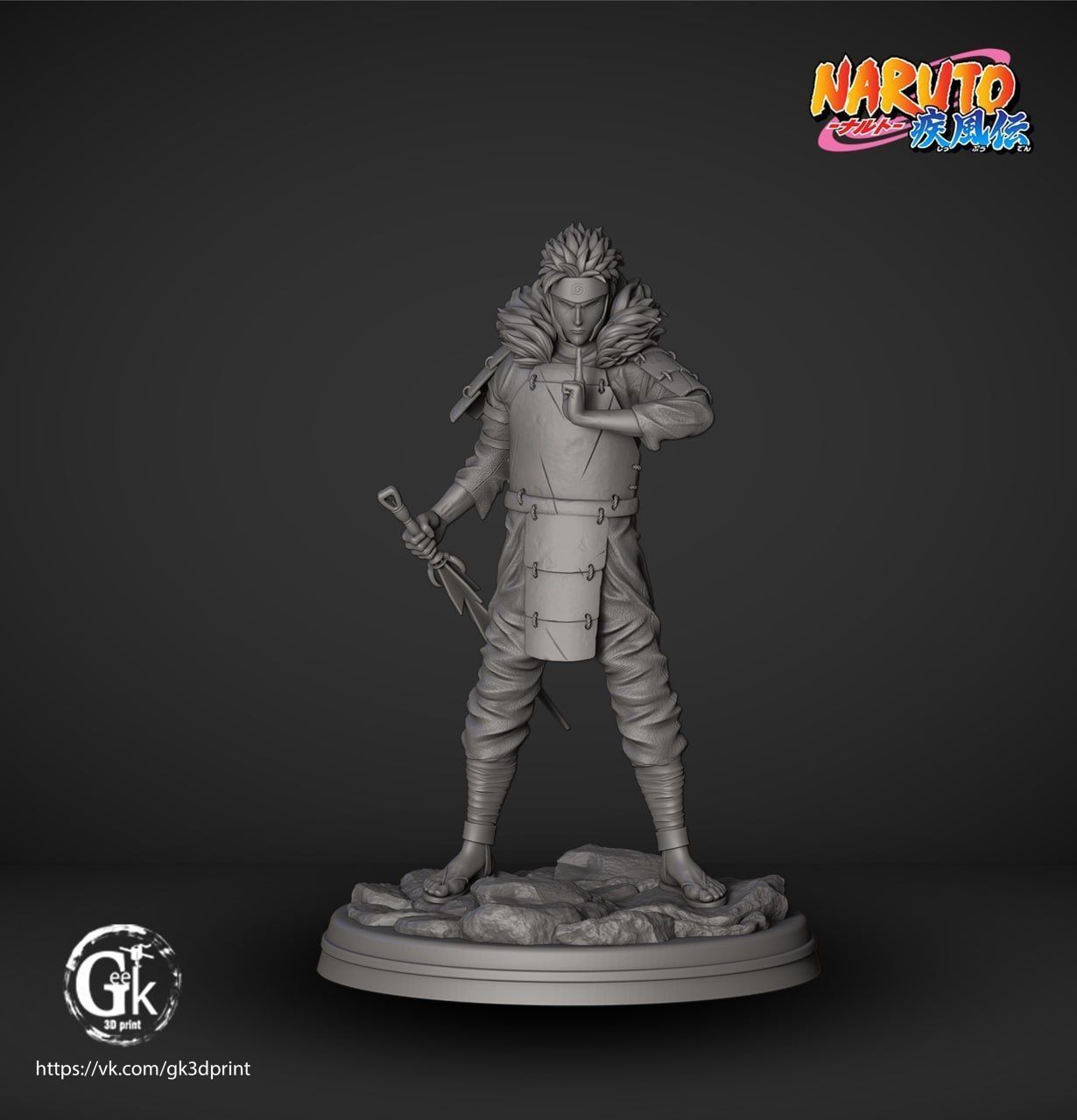 2 Hokage Tobirama Senju  3D print model_5