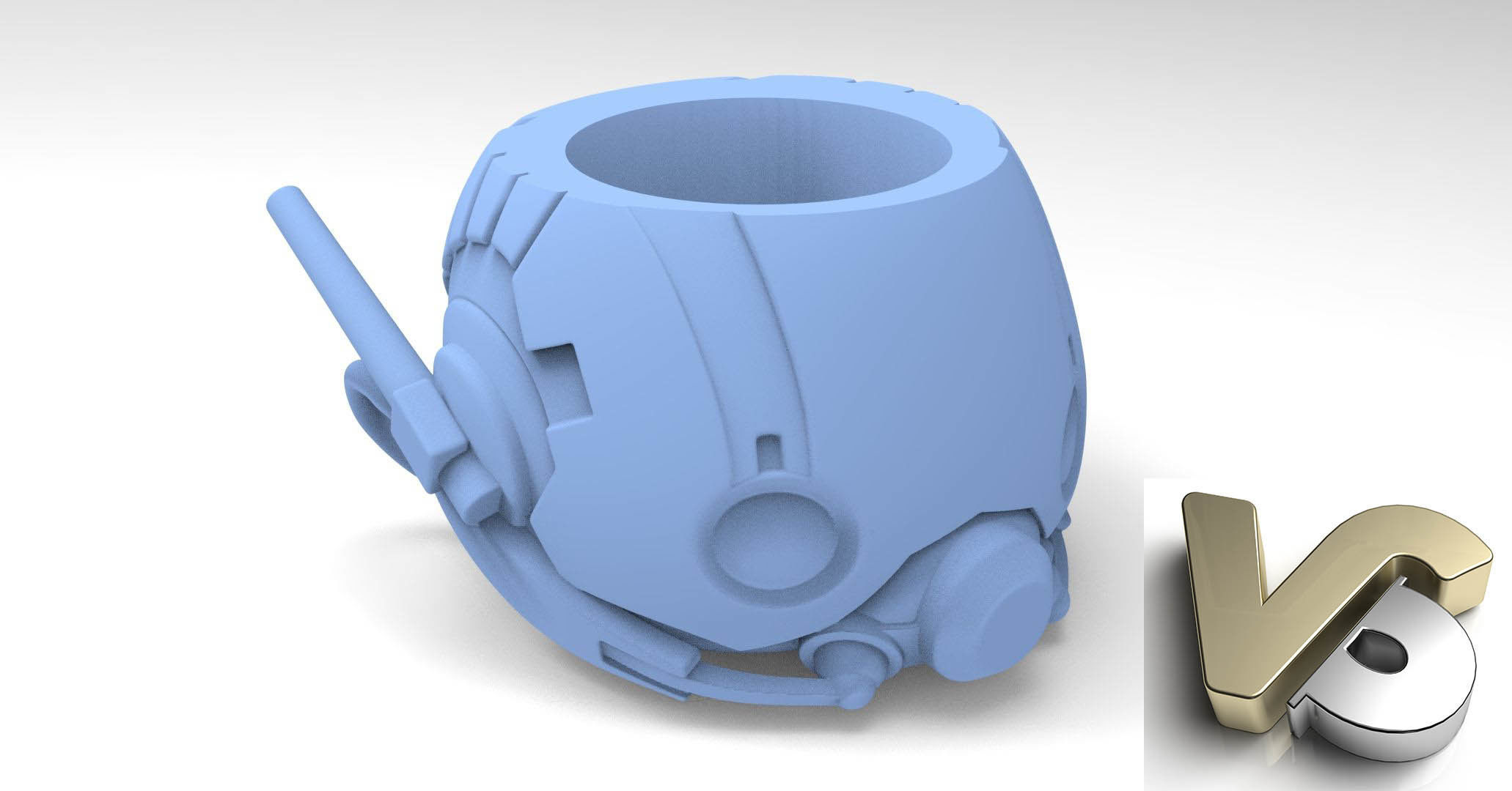 Ant man matte for 3d printing 3D model_10