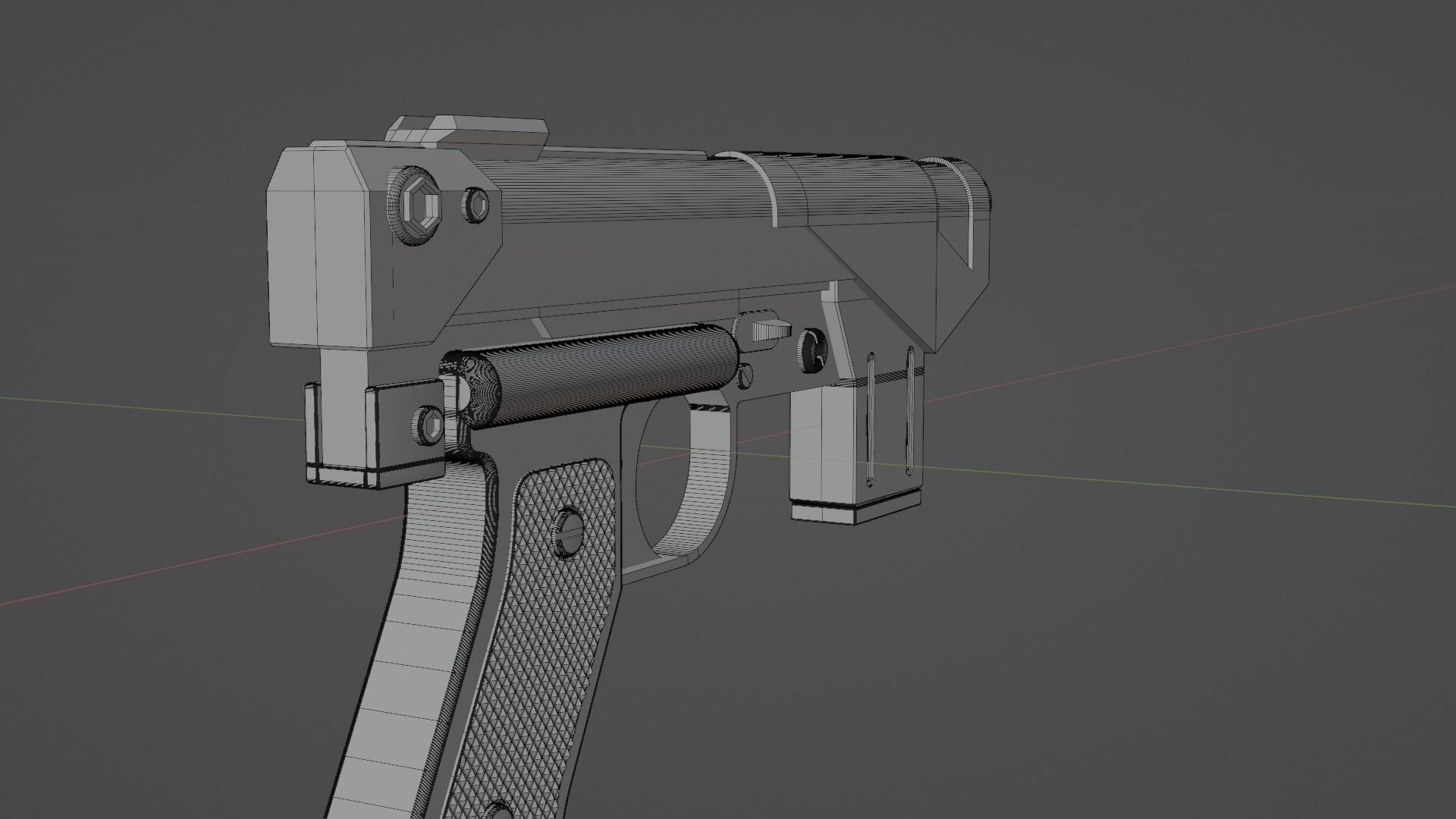 Imperial Armored Commando Blaster Pistol 3D model | CGTrader