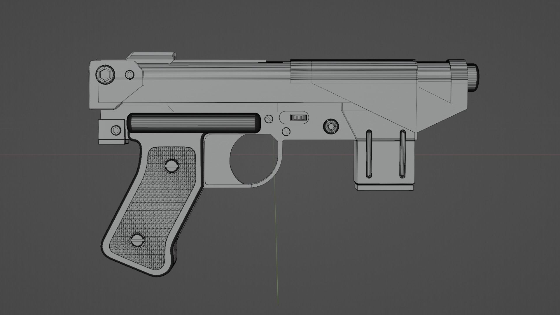 Imperial Armored Commando Blaster Pistol 3D model | CGTrader