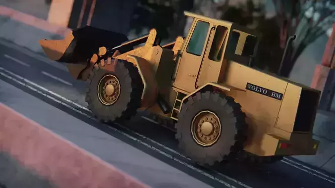 Volvo L170 Low-poly 3D model