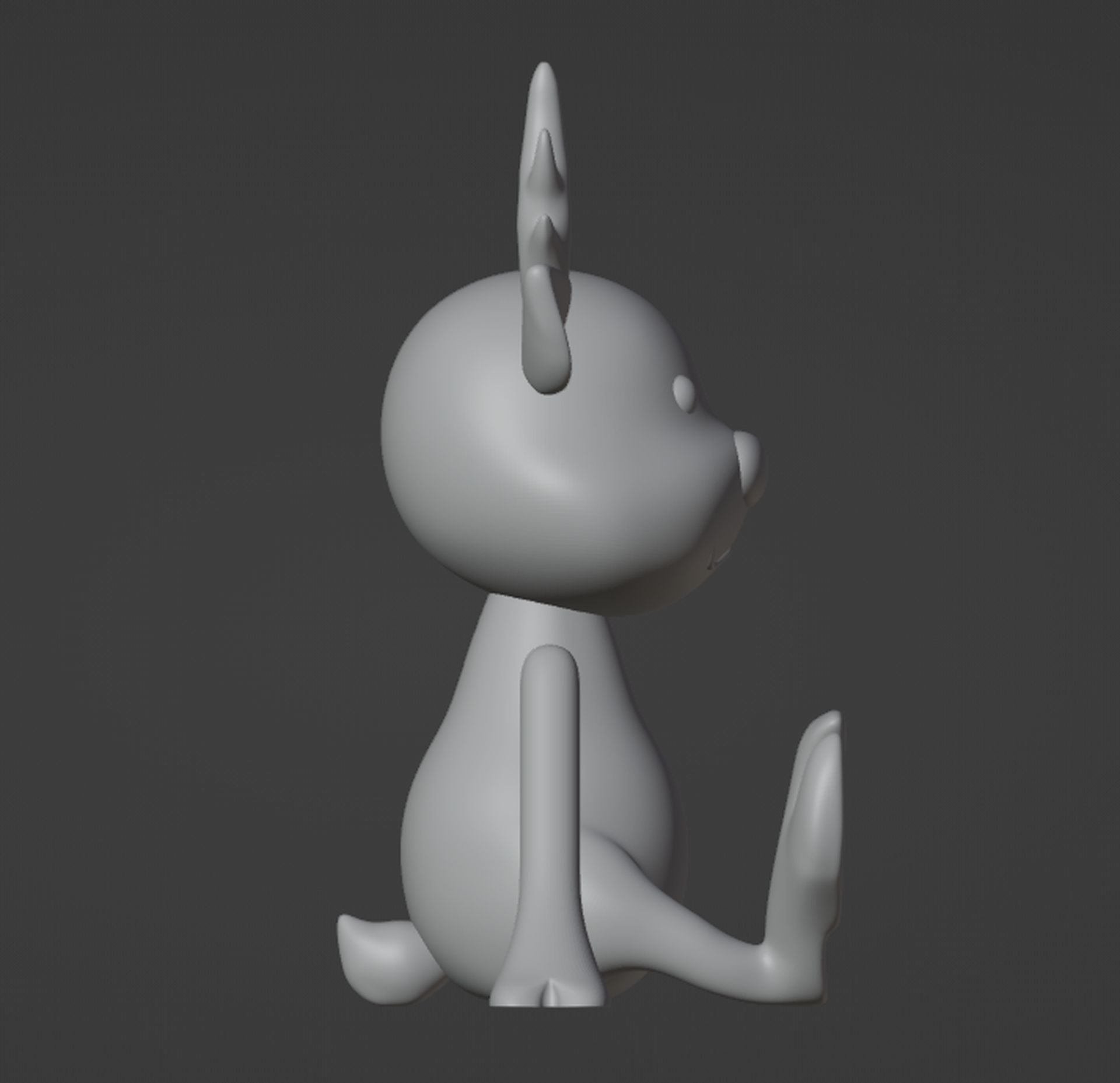 Deer Figurine 3D print model_4