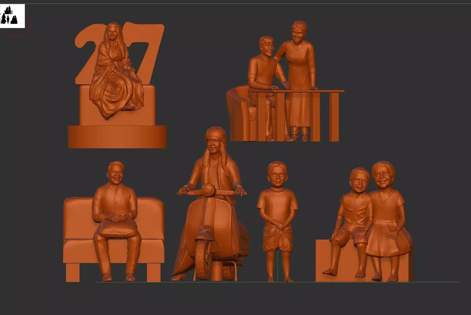 miniatures 3D print model