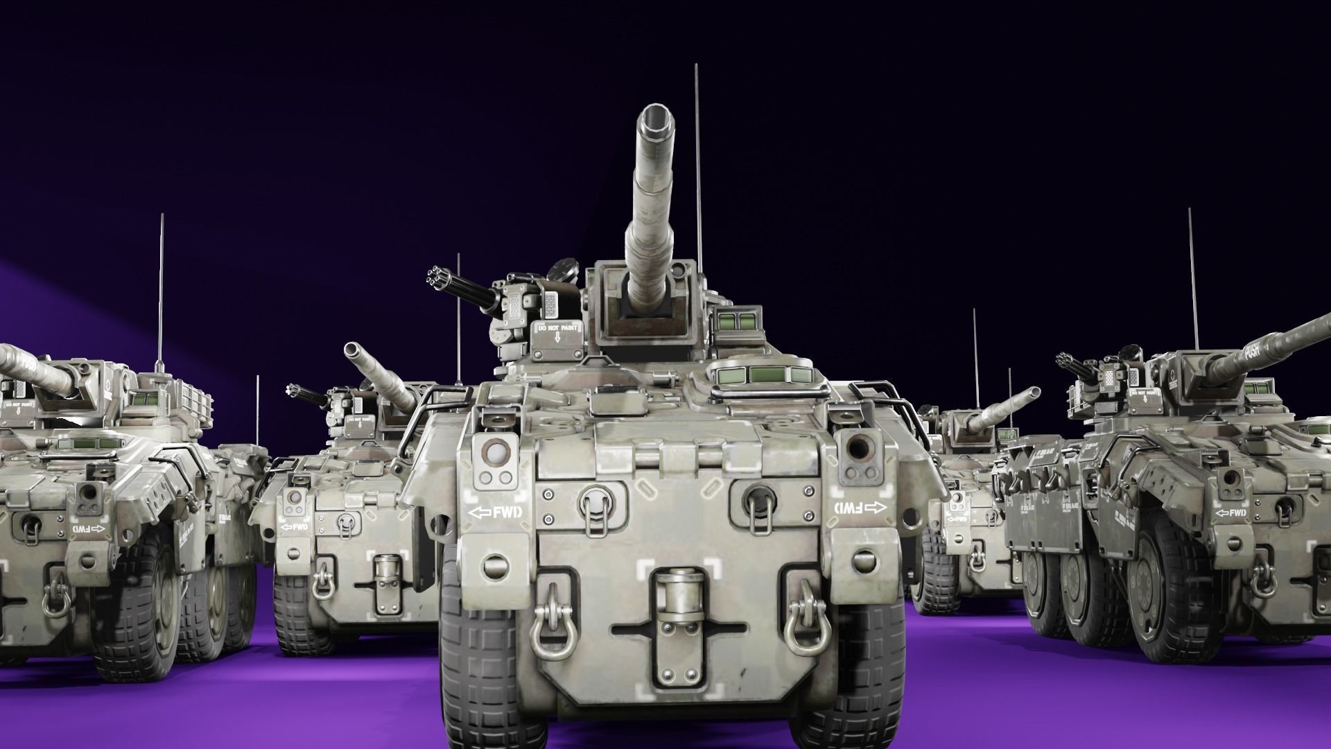 military tank low poly 3D model rigged | CGTrader