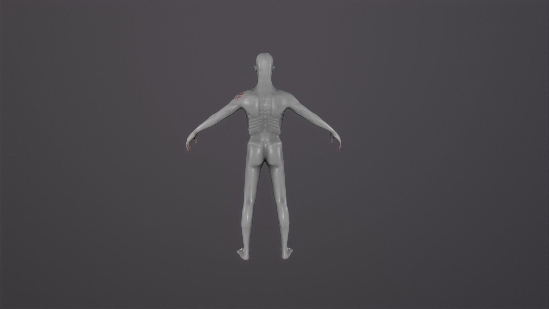 Zombie Character Rigged Low-poly 3D model_13