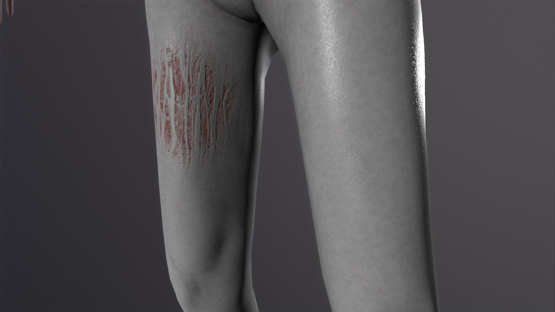 Zombie Character Rigged Low-poly 3D model_15