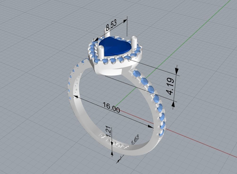 Pandora   ring  3D print model_1