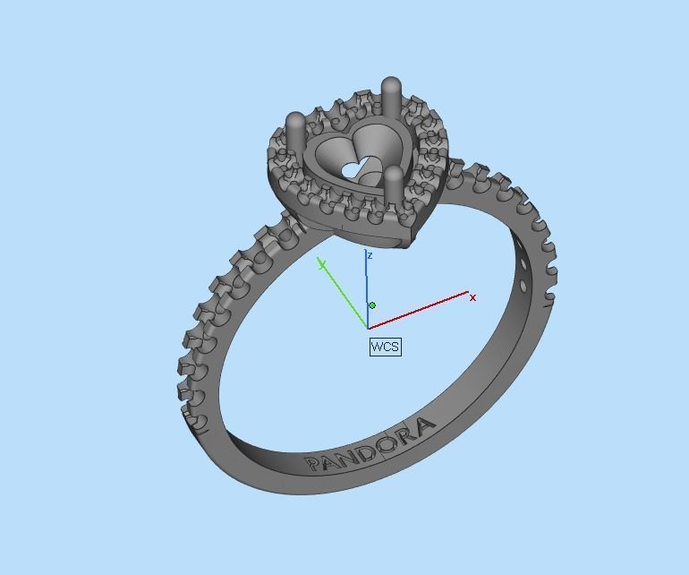 Pandora   ring  3D print model_4