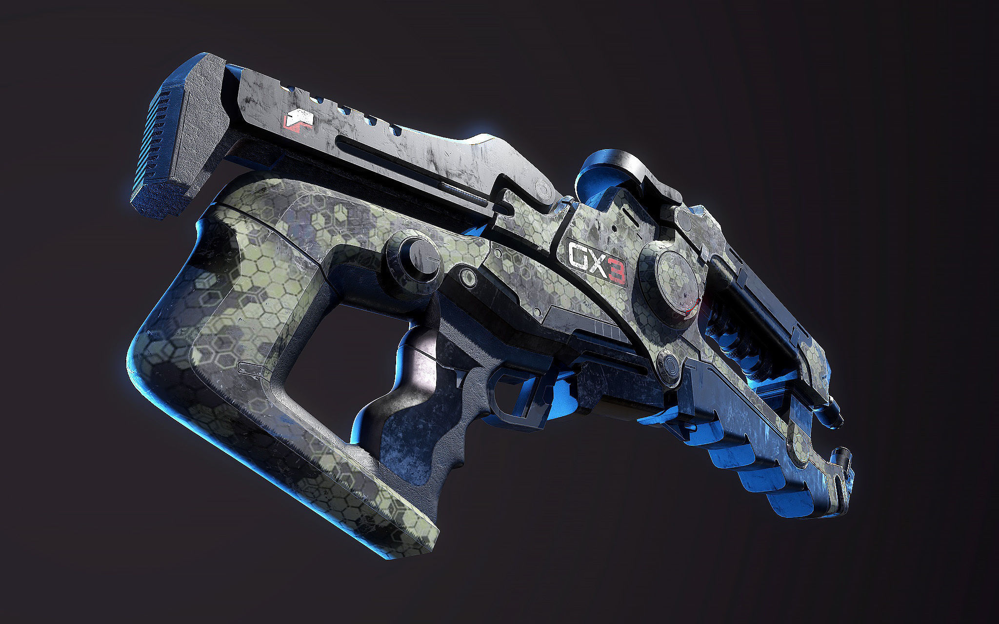 Arc Projector Mass Effect 3D model_2