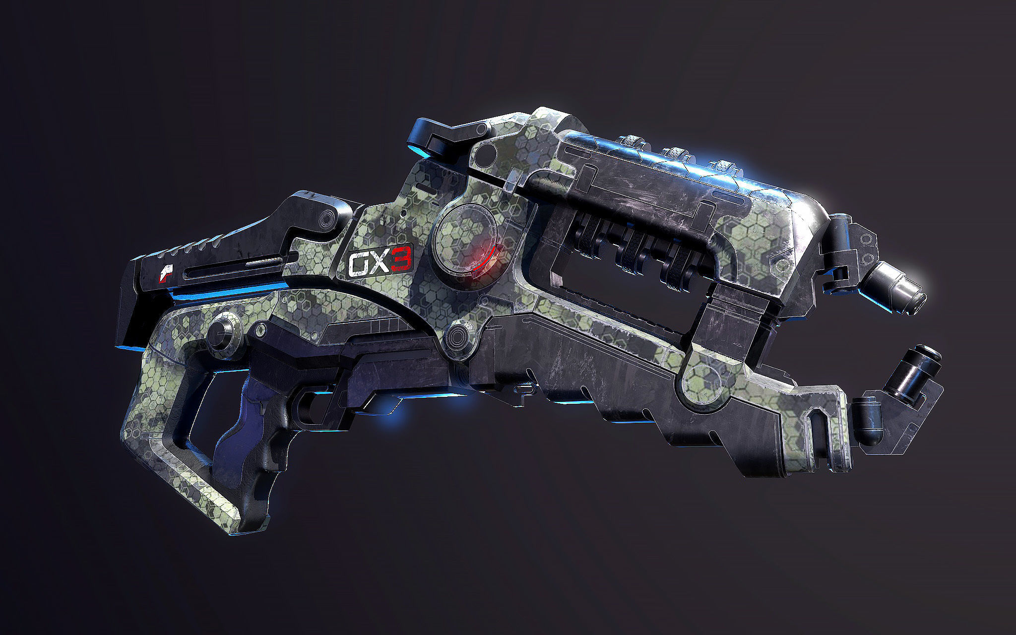 Arc Projector Mass Effect 3D model_1