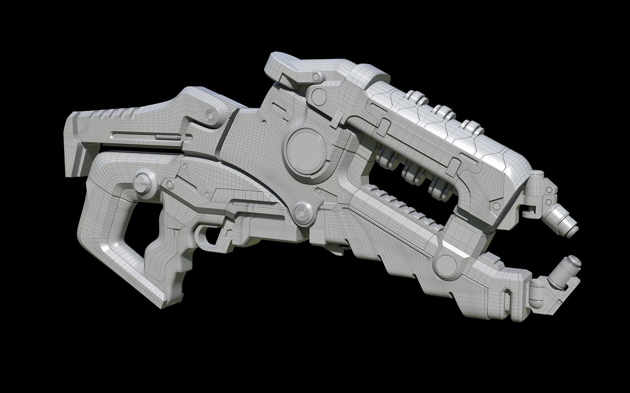 Arc Projector Mass Effect 3D model_7