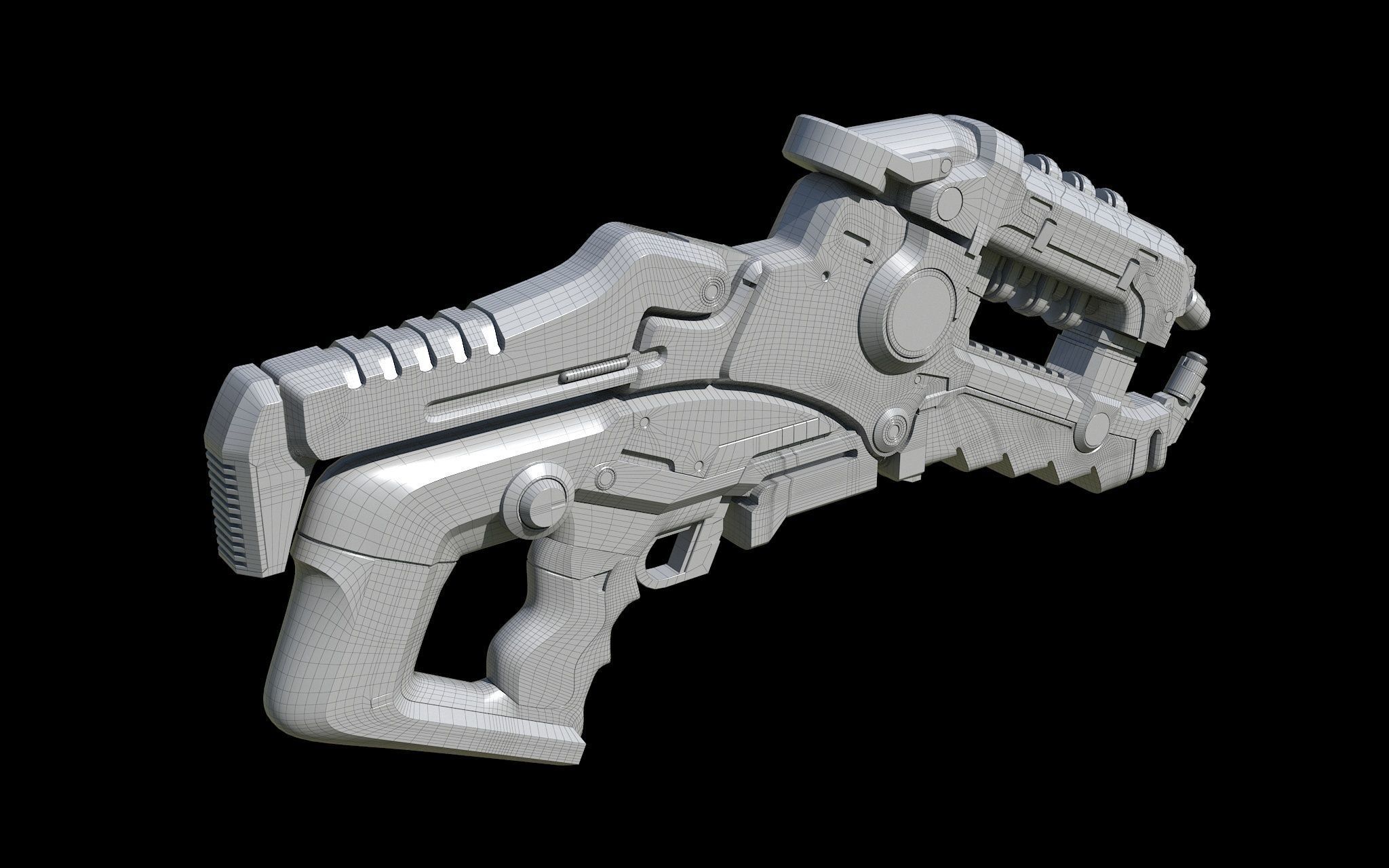 Arc Projector Mass Effect 3D model_8