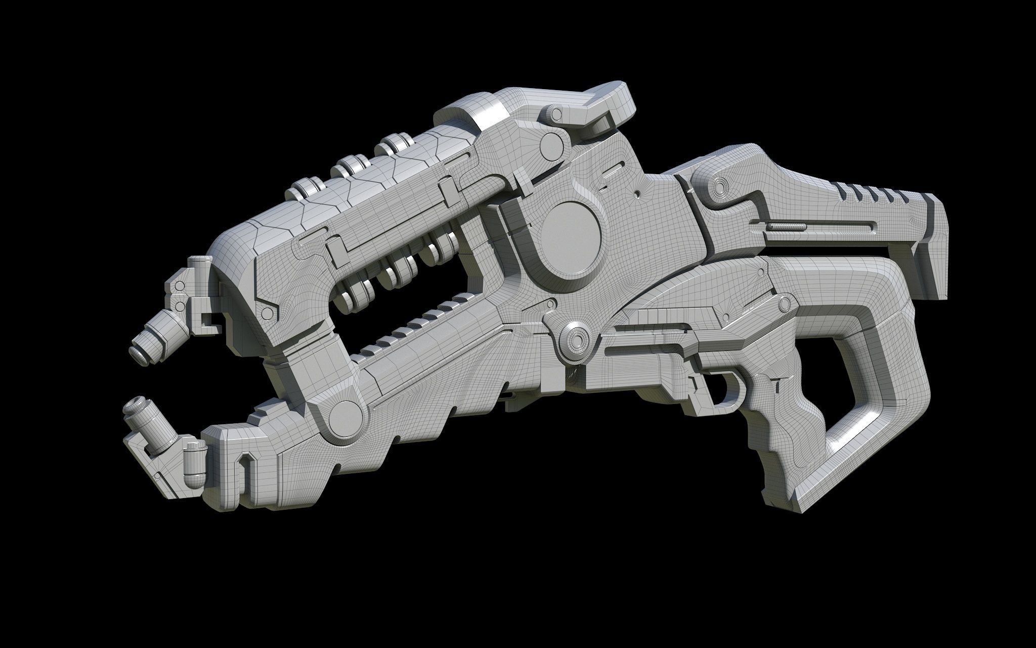 Arc Projector Mass Effect 3D model_9