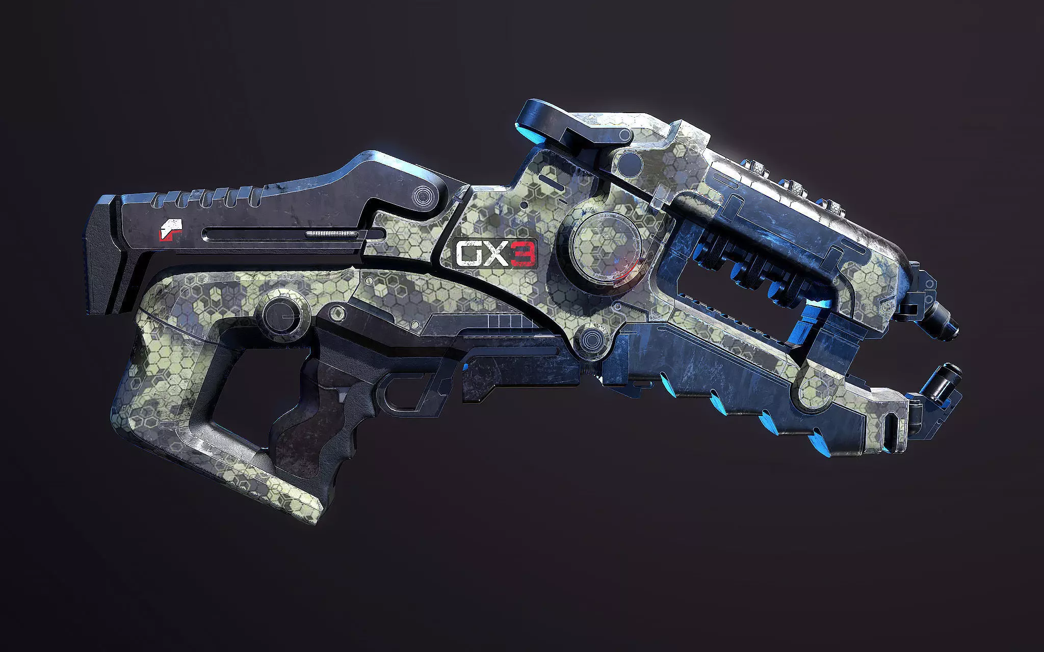 Arc Projector Mass Effect 3D model_0