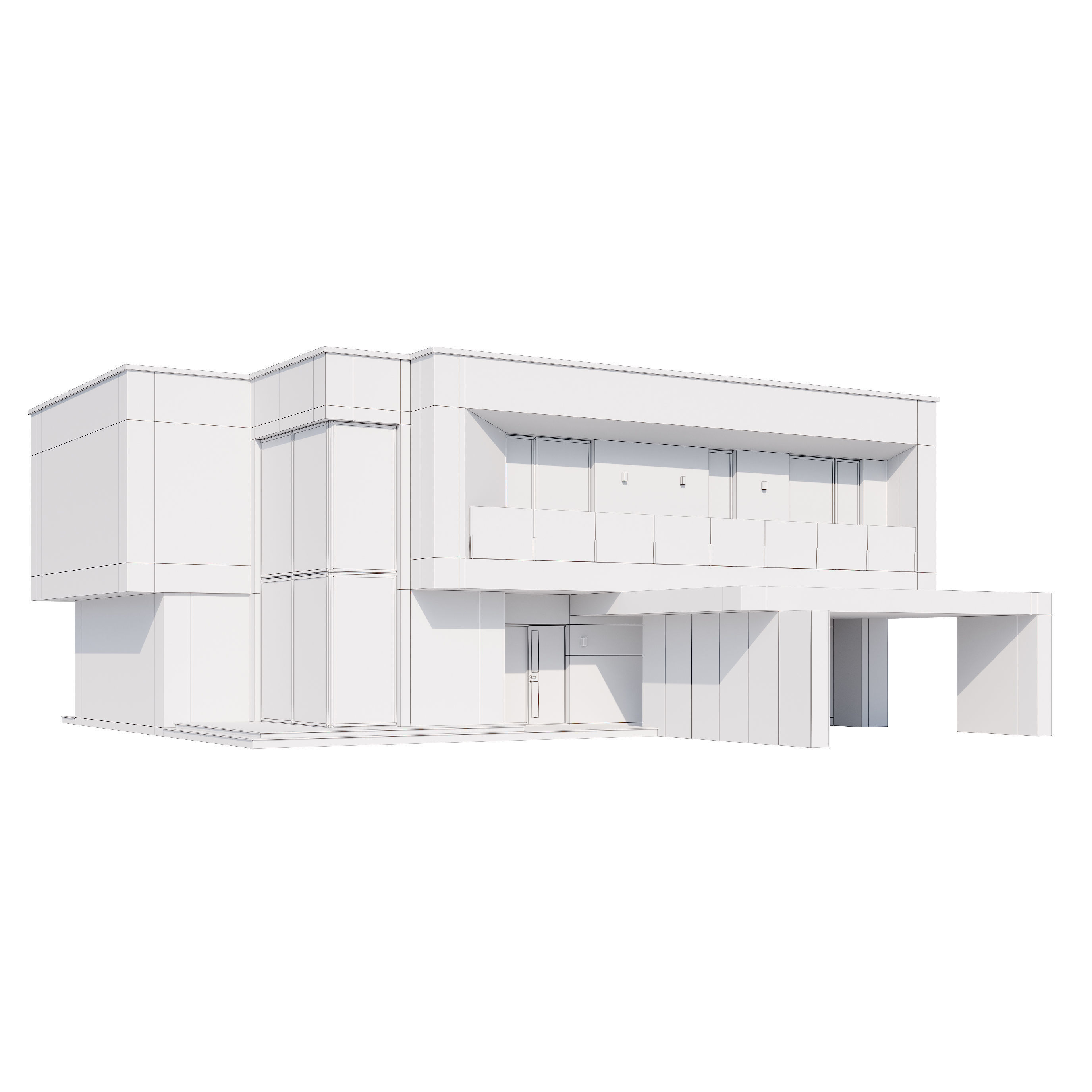 Modern house v78 3D model_17