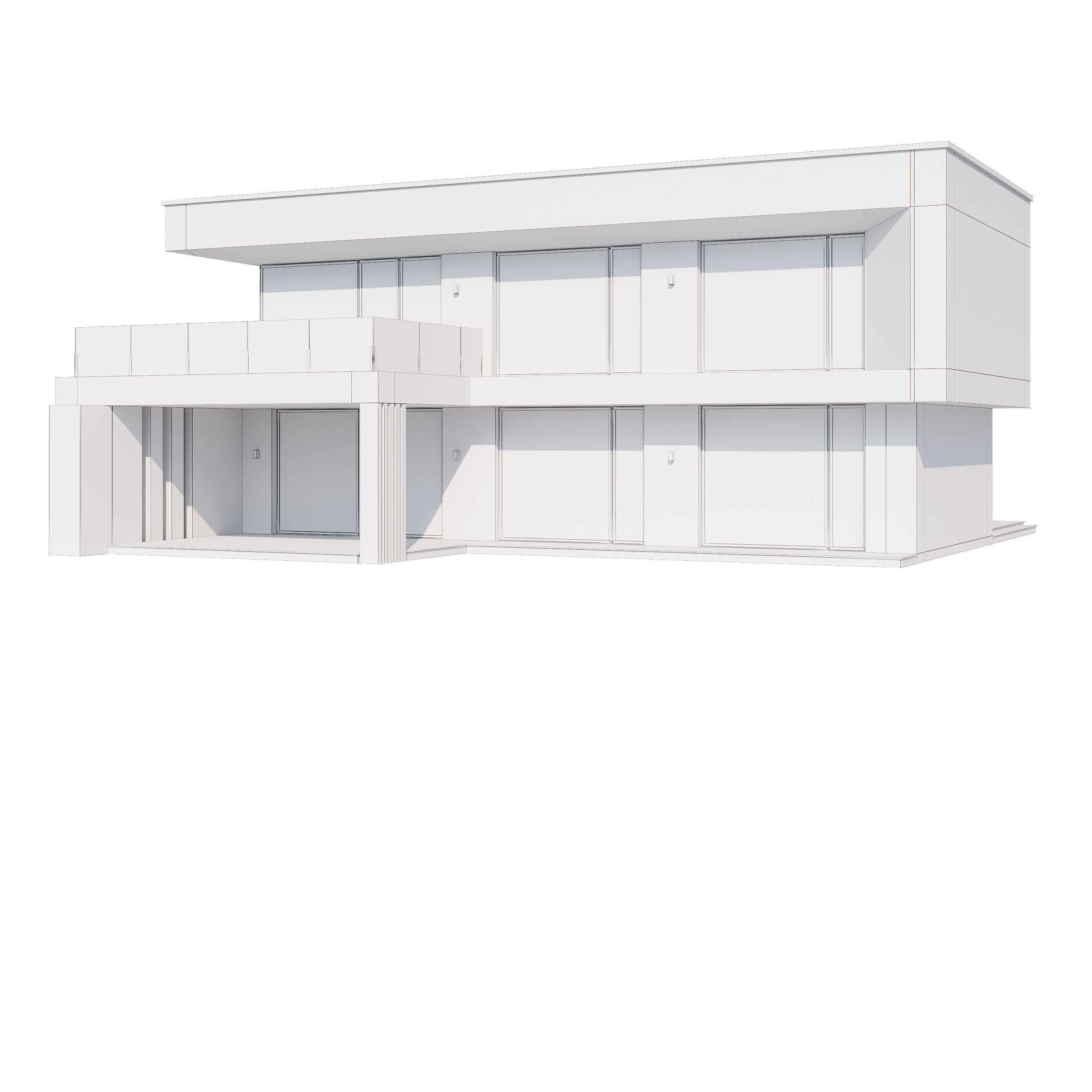 Modern house v78 3D model_19