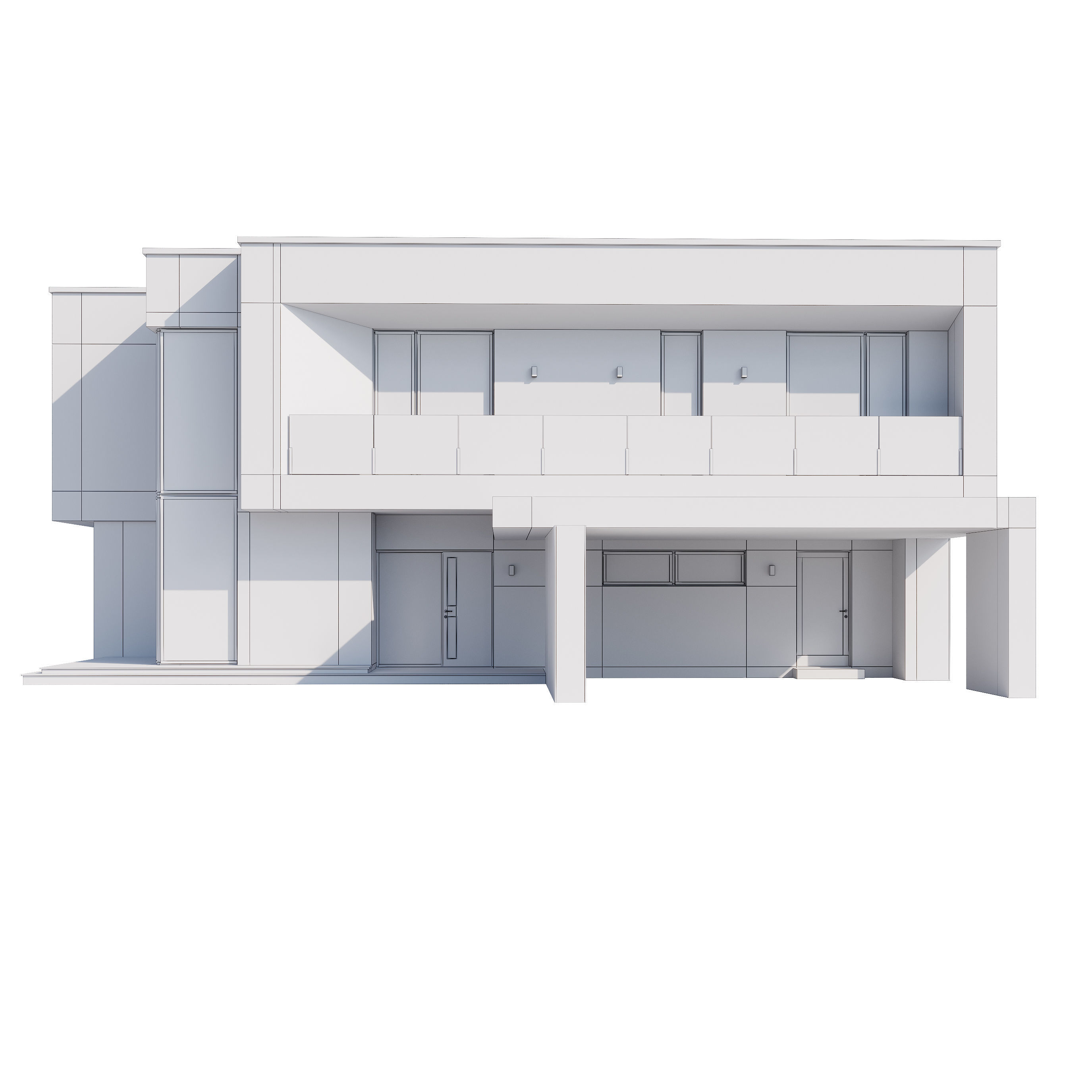 Modern house v78 3D model_21