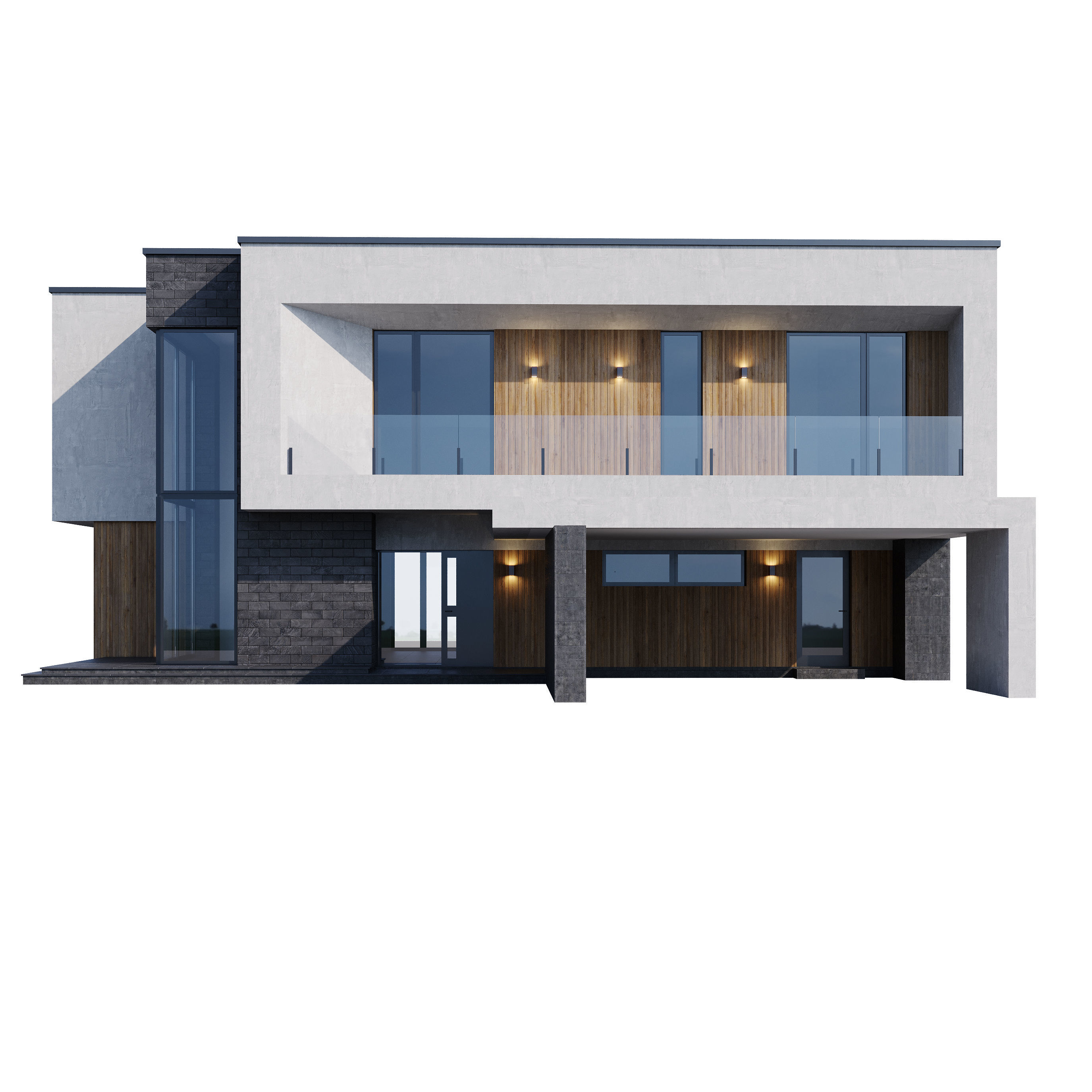 Modern house v78 3D model_12