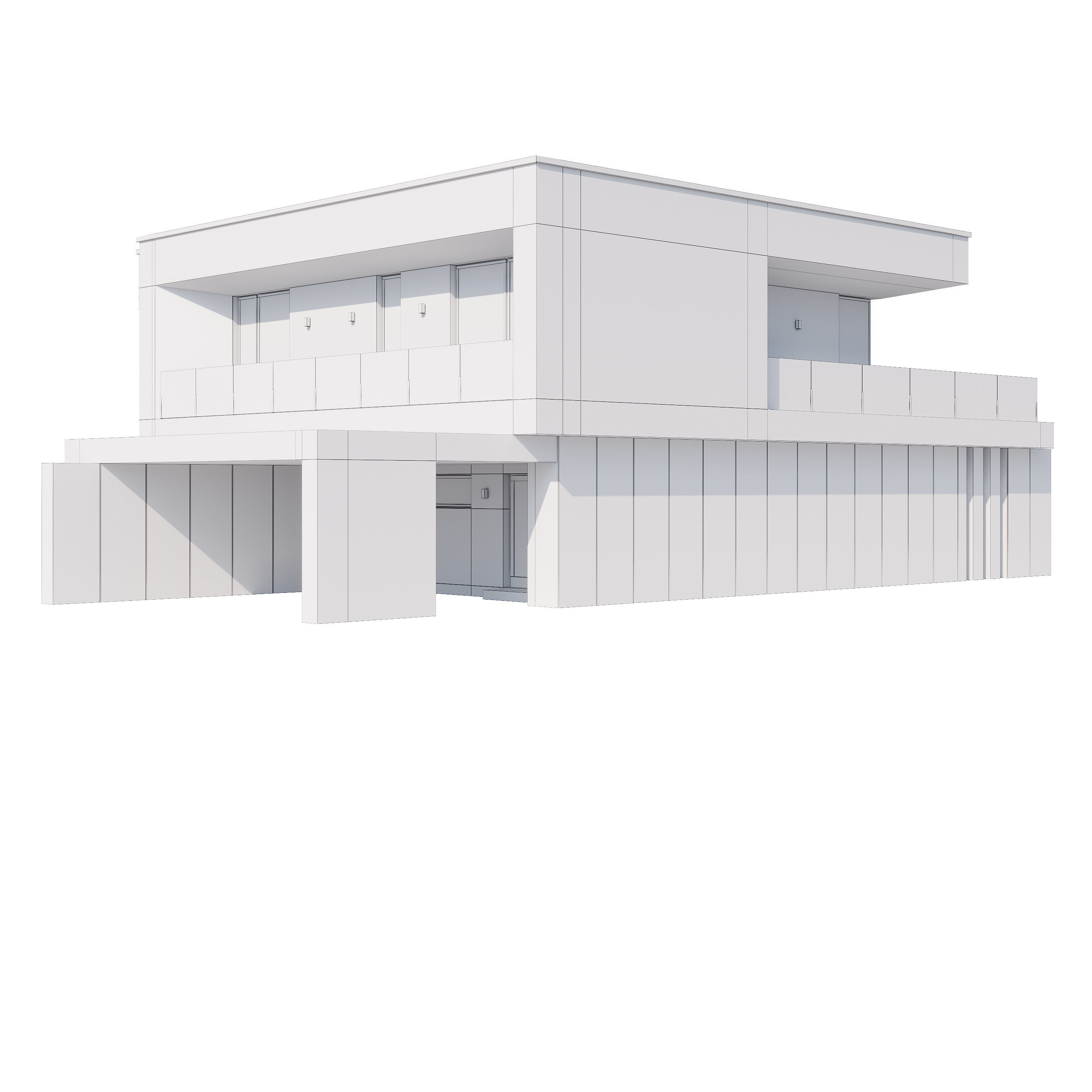 Modern house v78 3D model_20