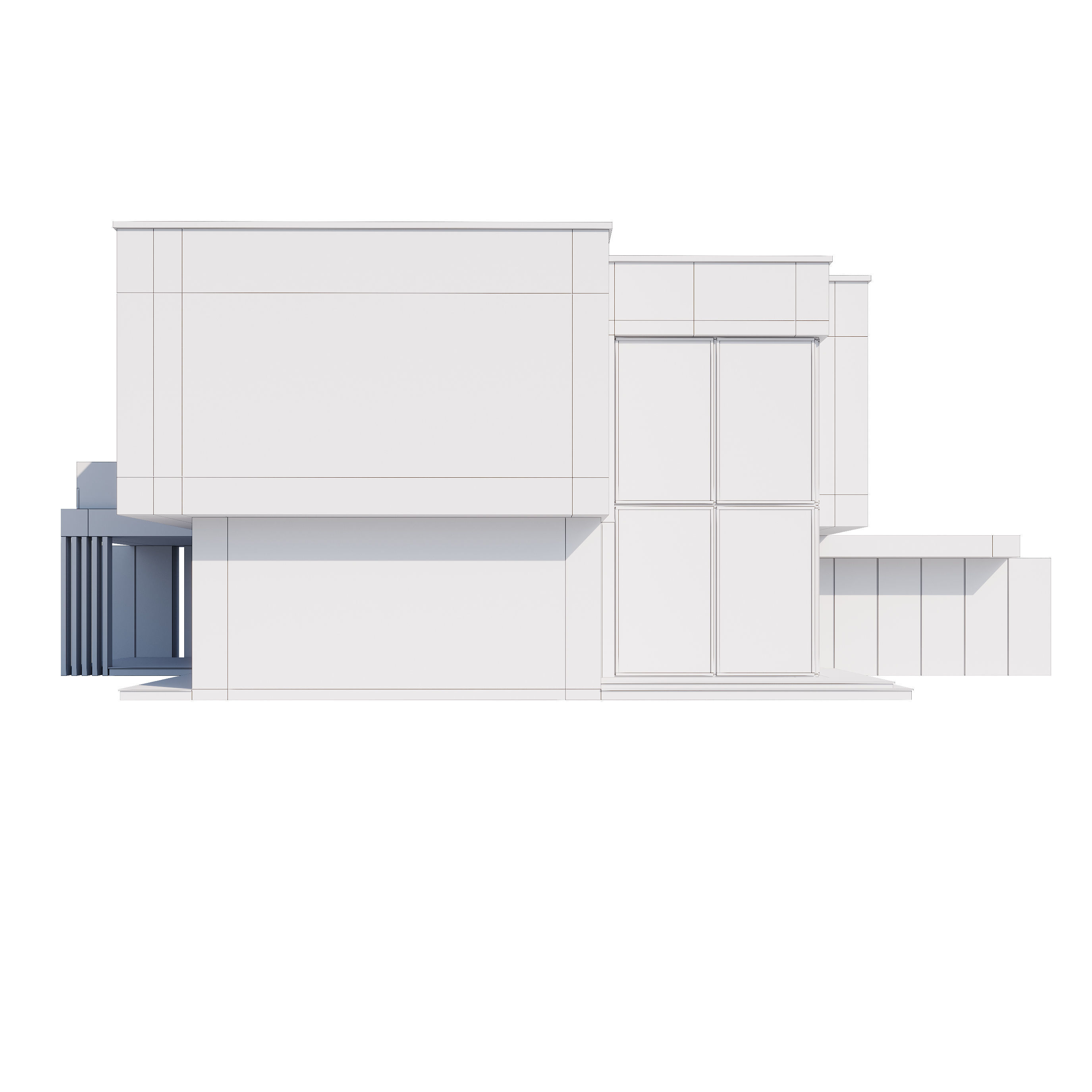 Modern house v78 3D model_24