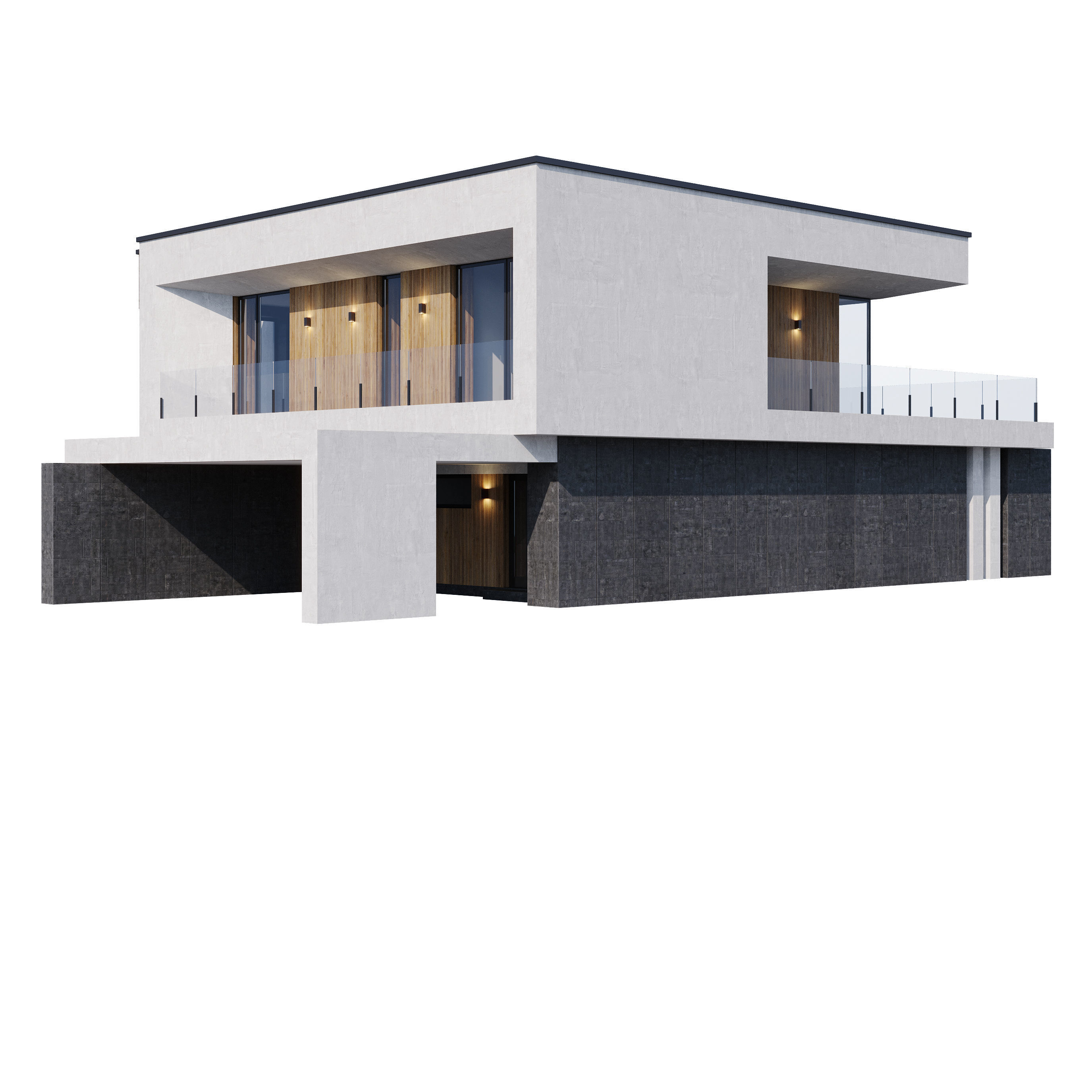 Modern house v78 3D model_11
