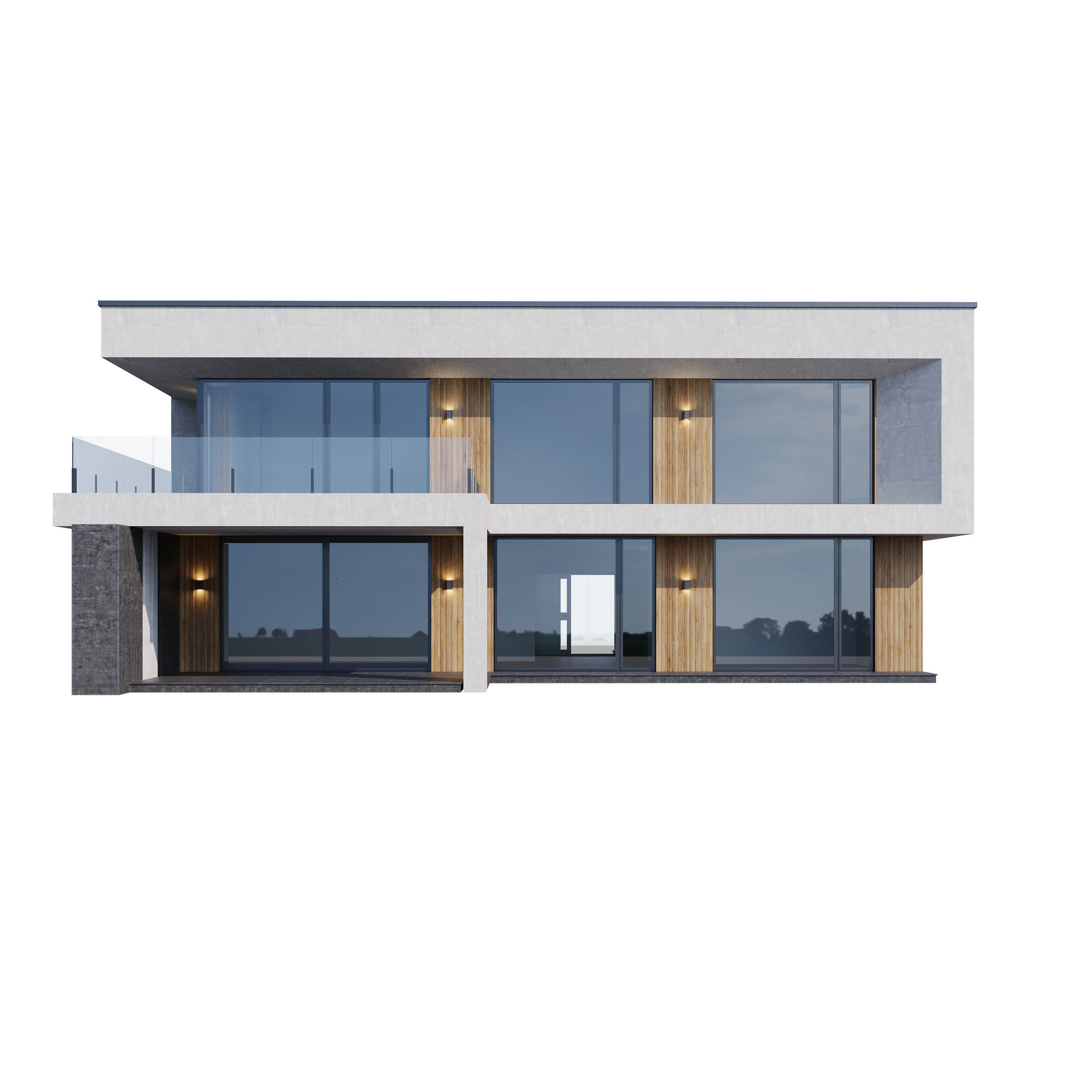 Modern house v78 3D model_14