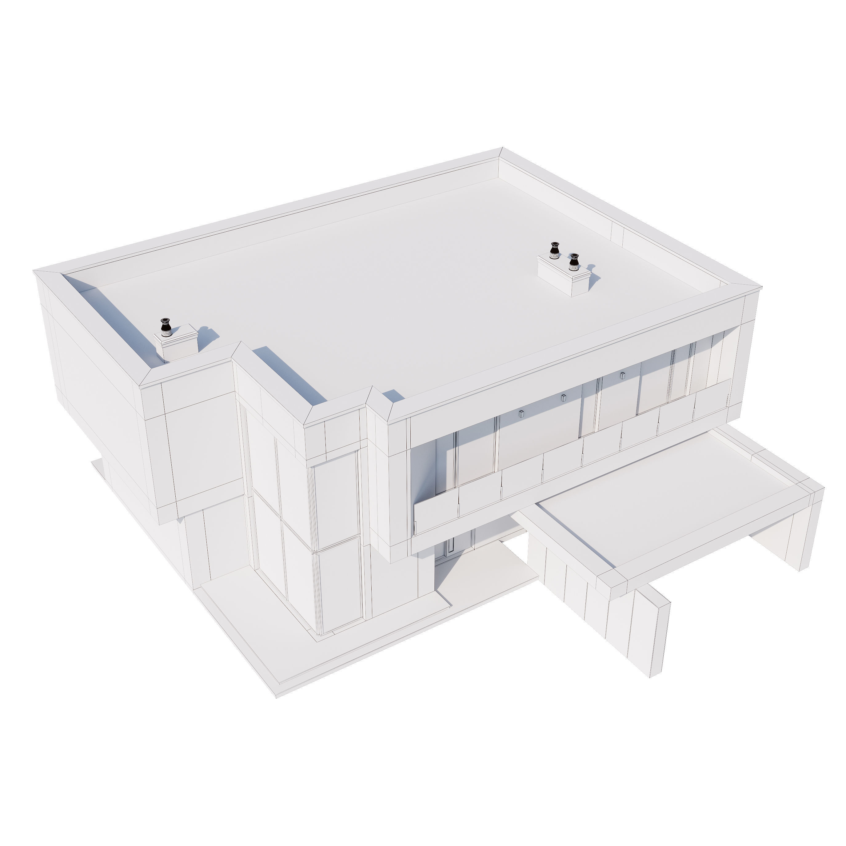 Modern house v78 3D model_25