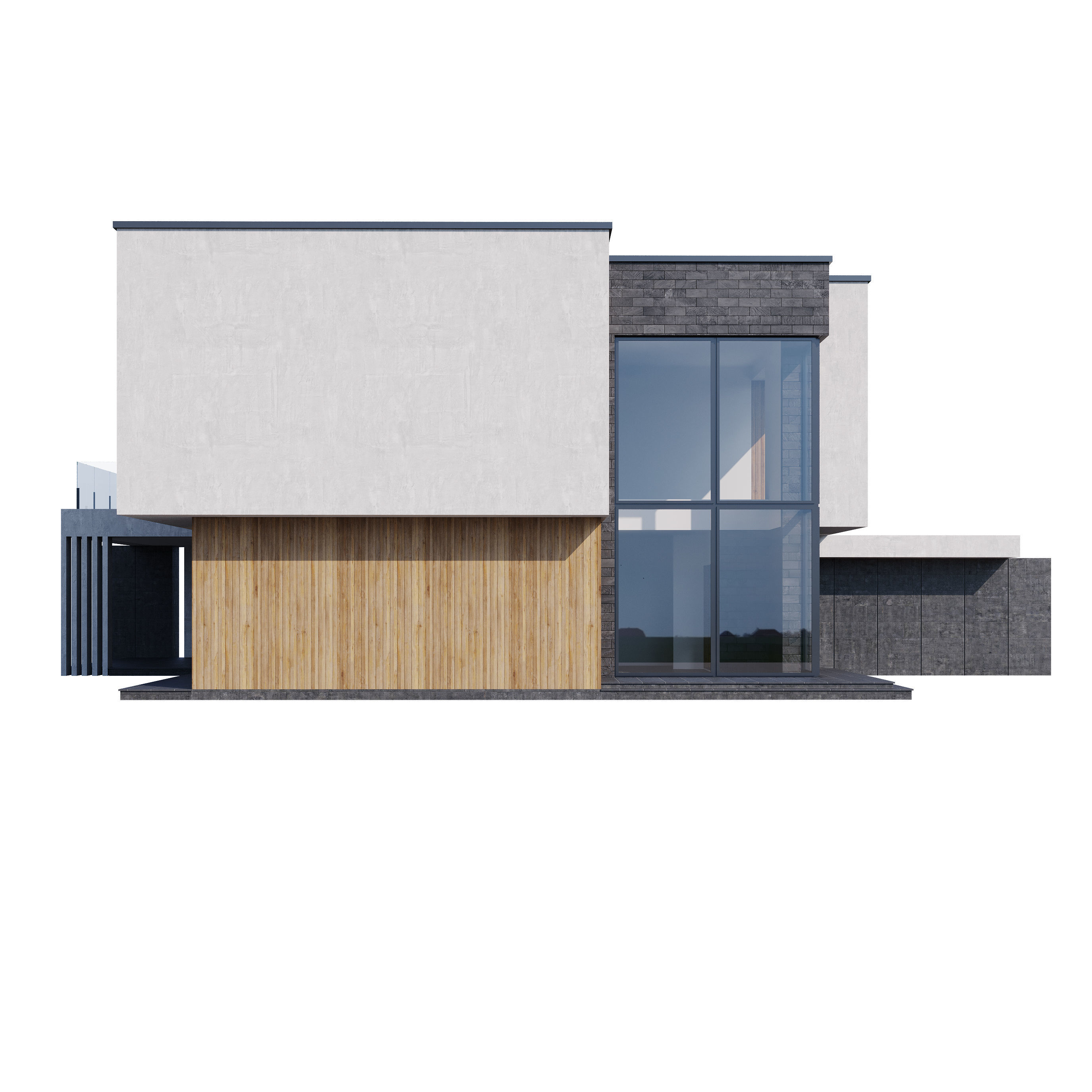 Modern house v78 3D model_15
