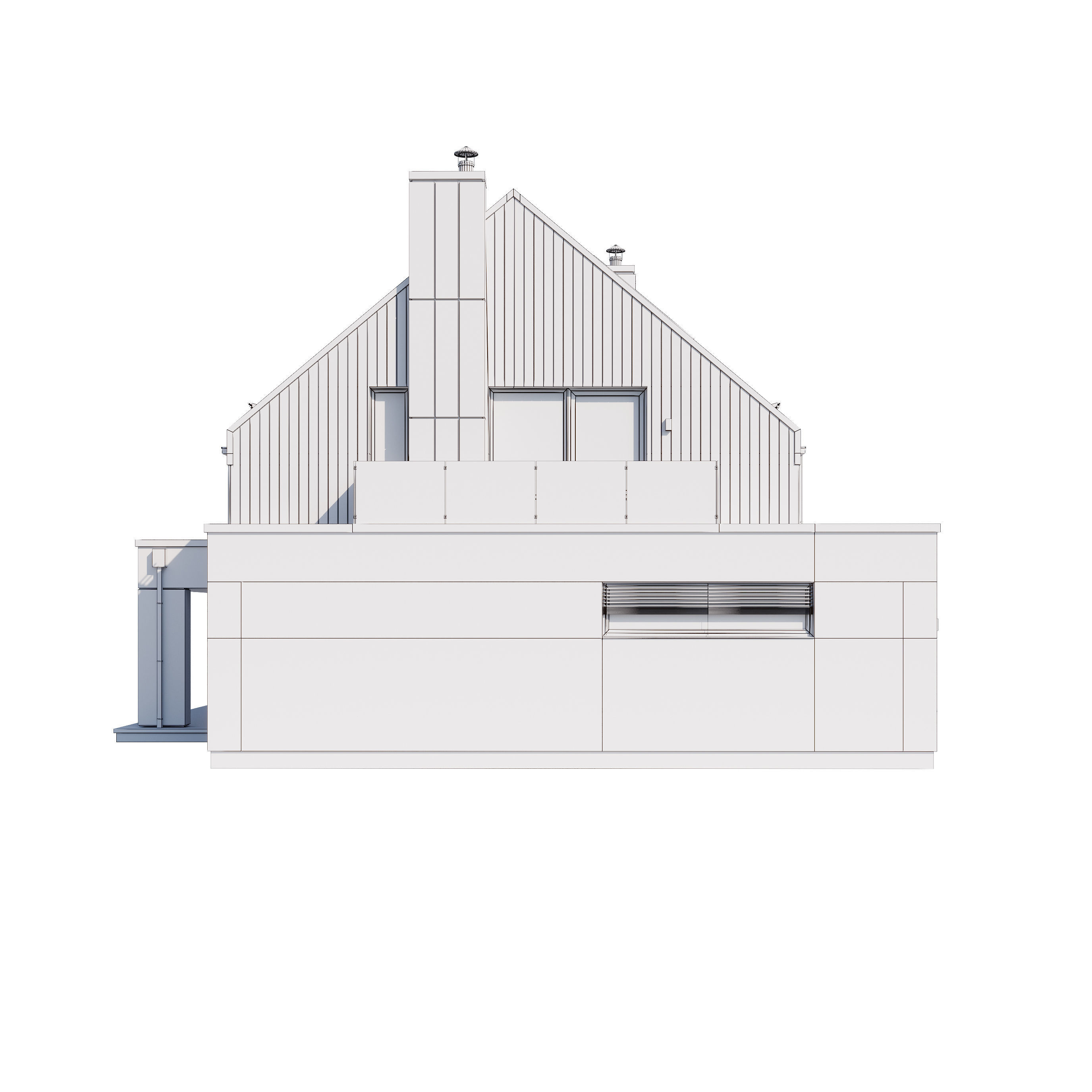 Modern house v79 3D model_22