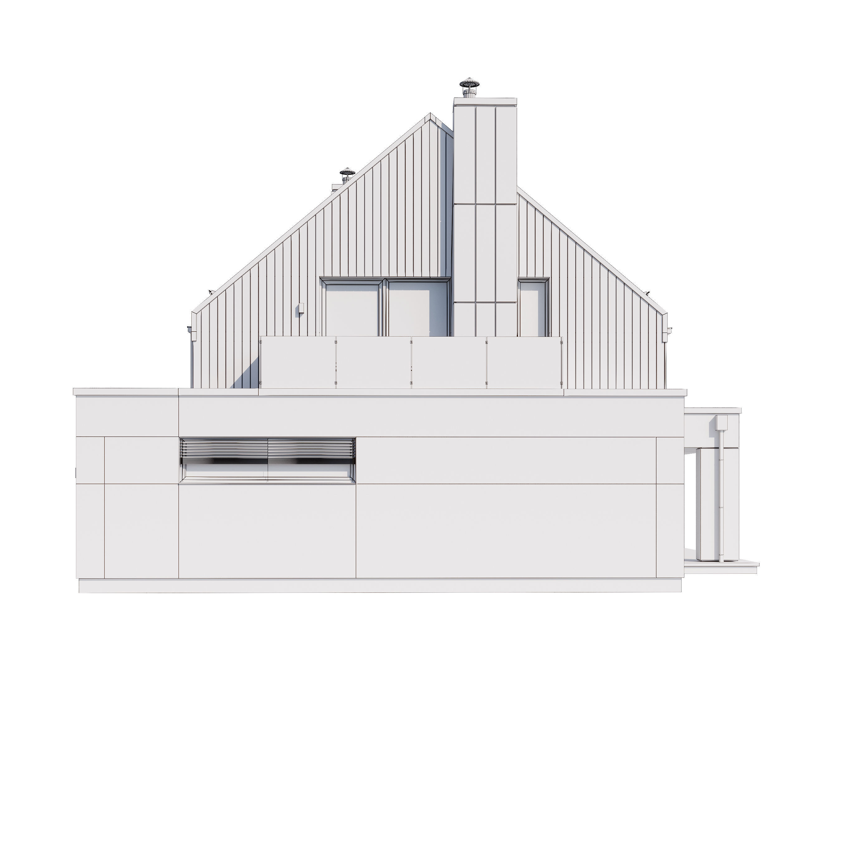 Modern house v79 3D model_20