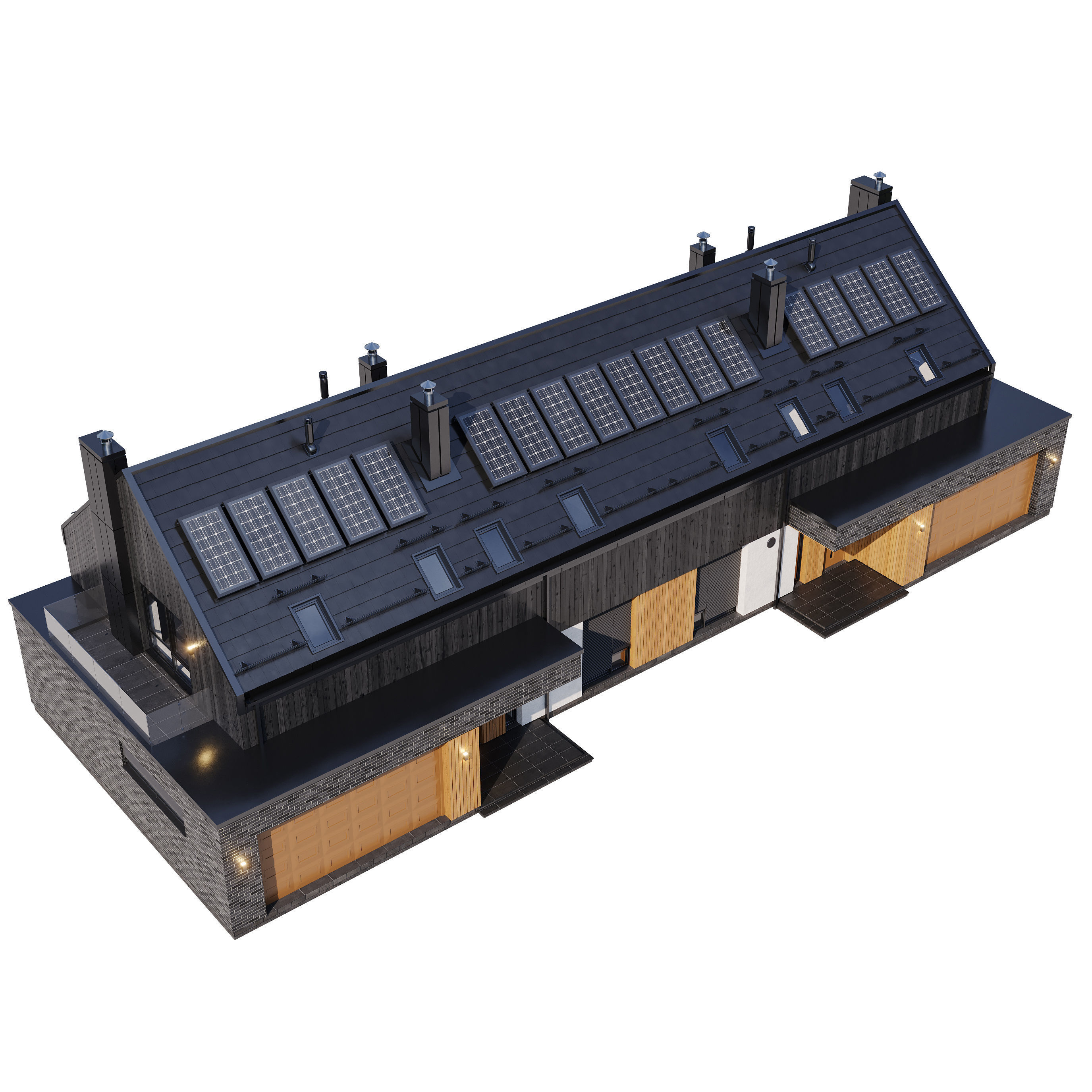 Modern house v79 3D model_3