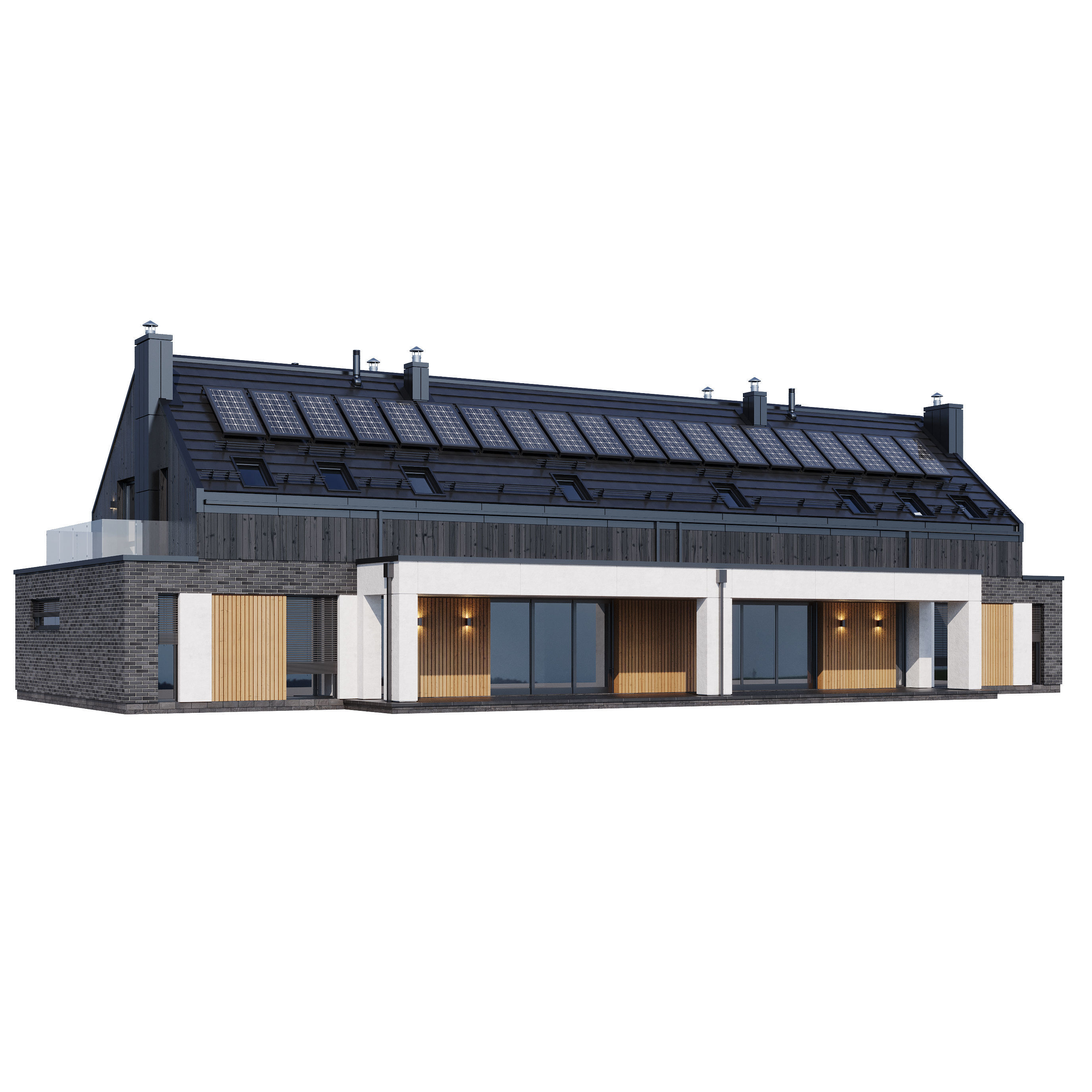 Modern house v79 3D model_7