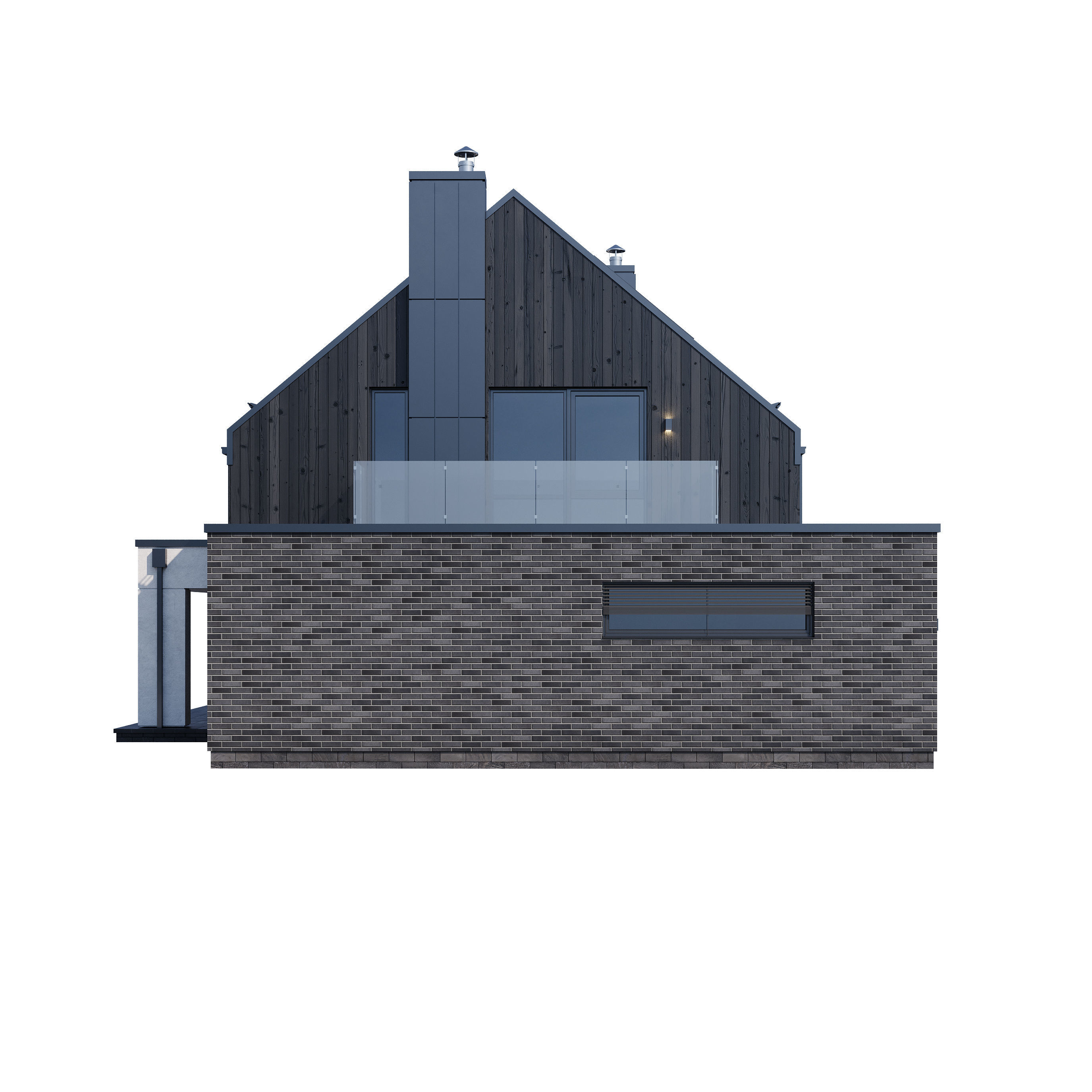 Modern house v79 3D model_13