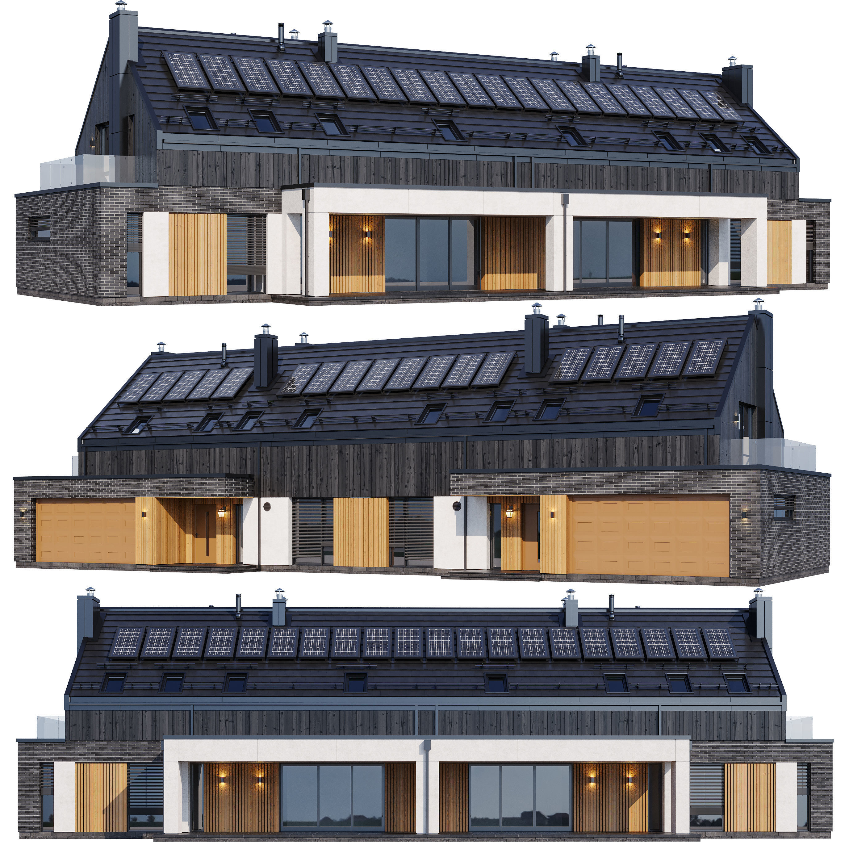 Modern house v79 3D model_1