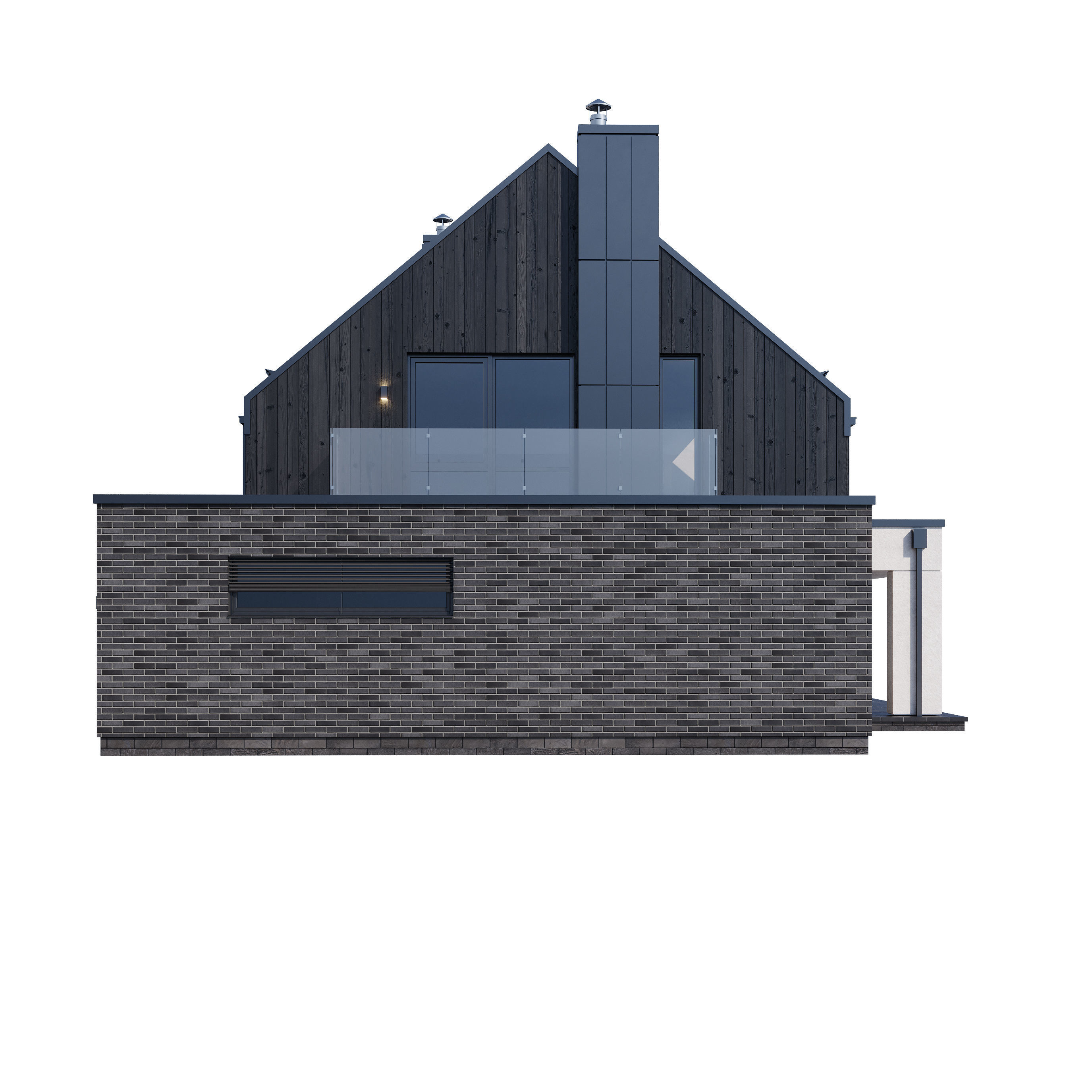Modern house v79 3D model_11