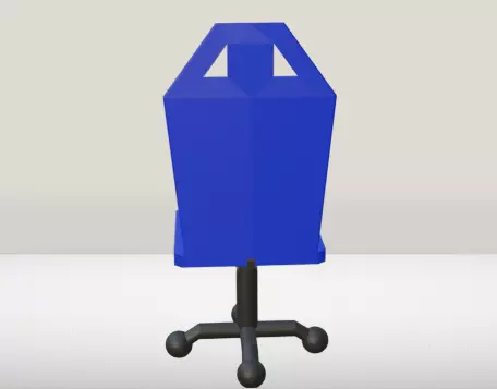 Chair Lowpoly Free 3D model