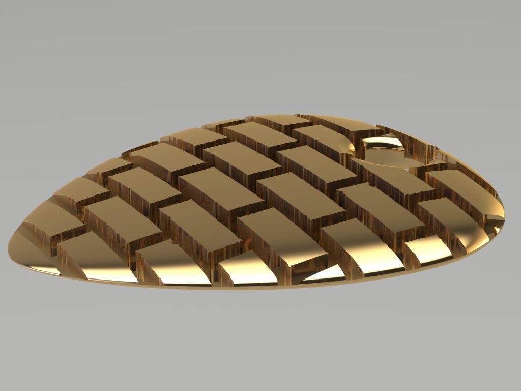 3D printable guitar pick with Pink Floyd The Wall engraved model 3D print model_6