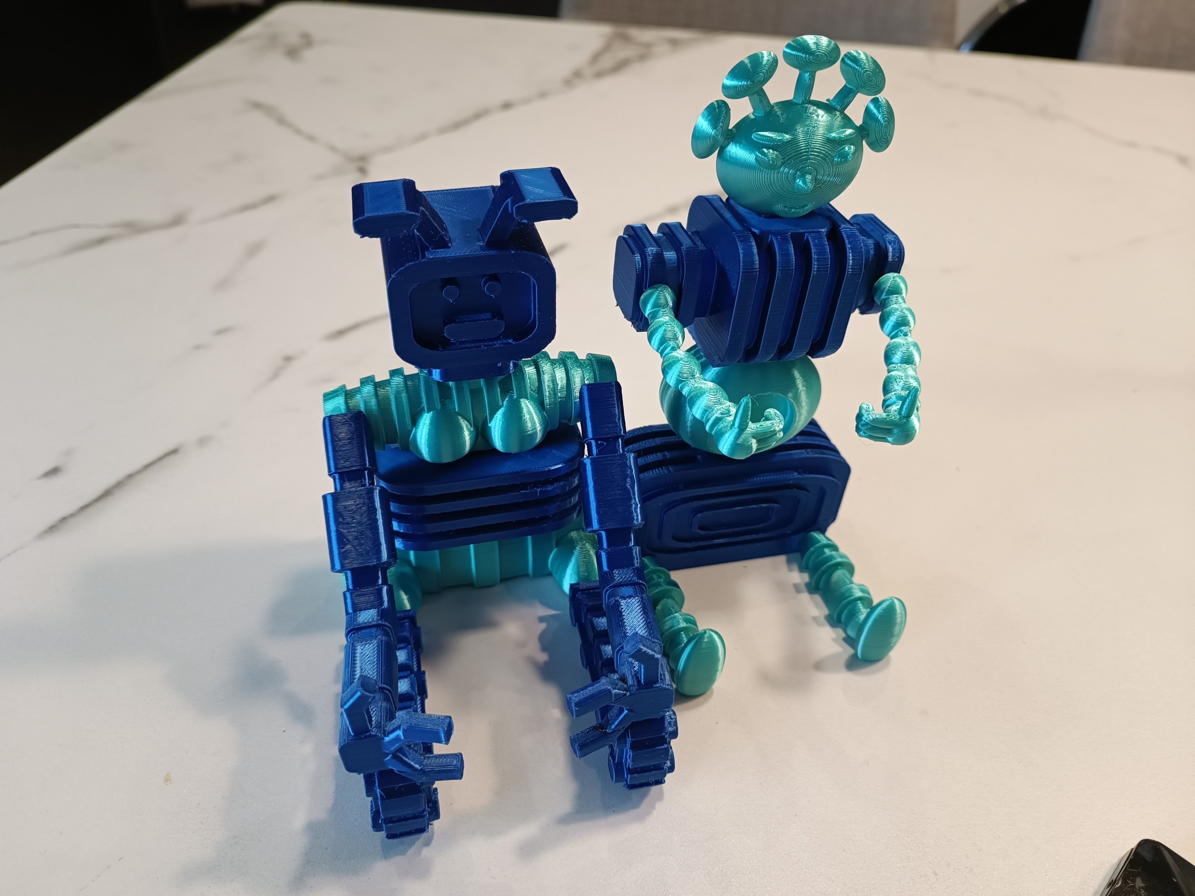 4 Robots Remote Control Support 3D print model_8