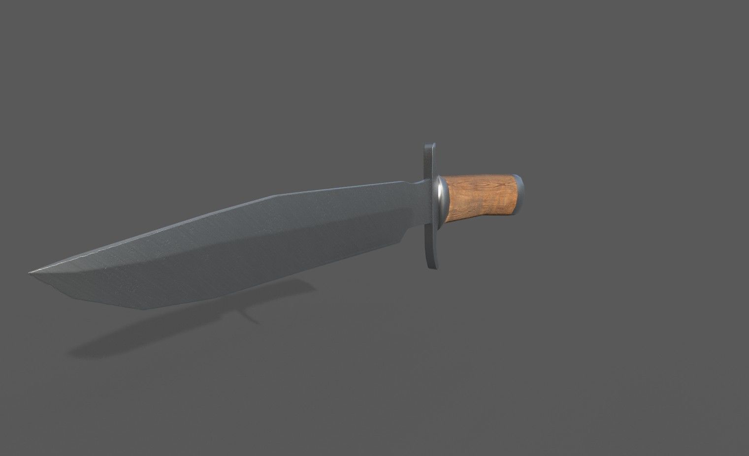 Knife Free low-poly 3D model_1
