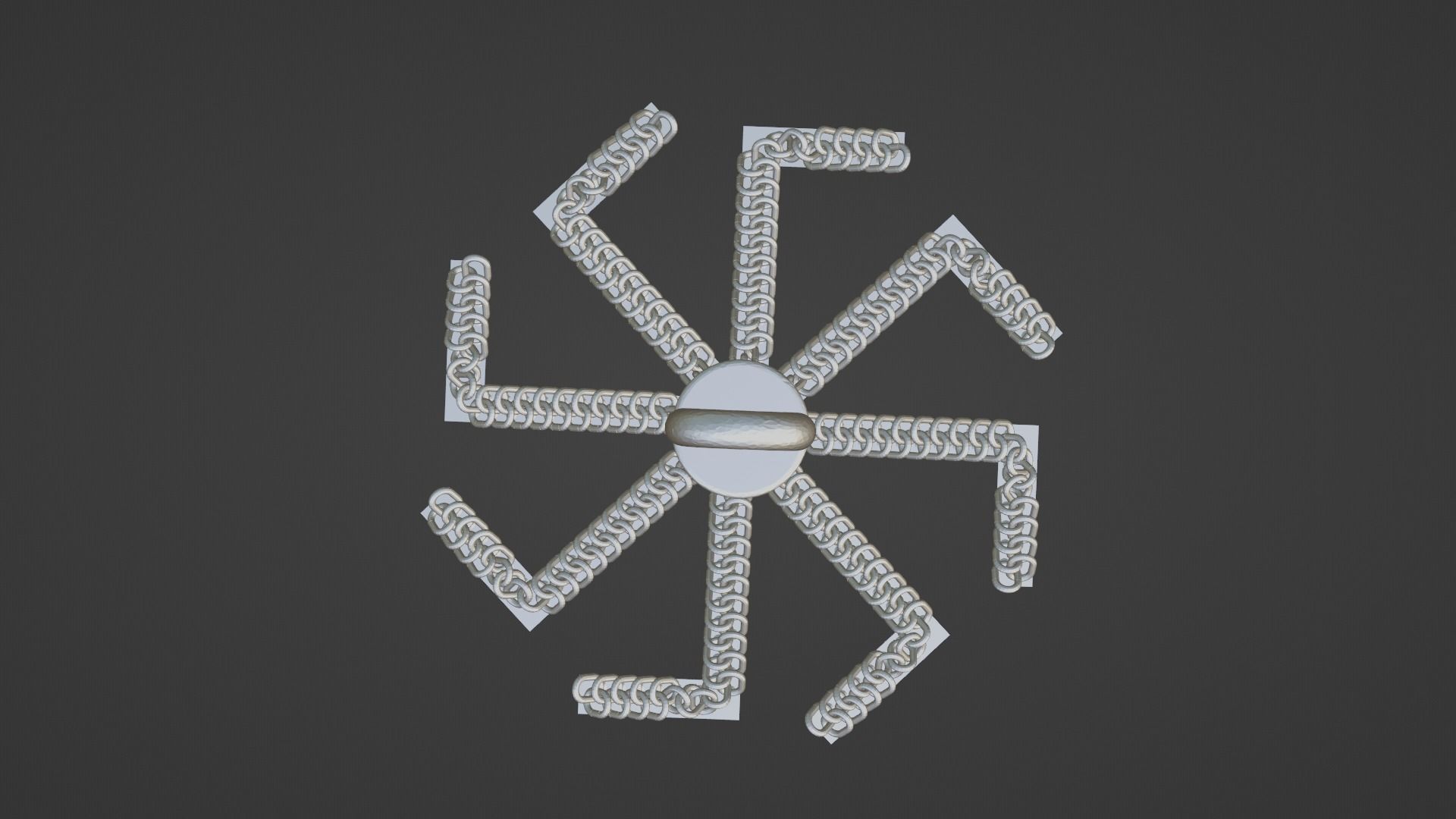 Articulated Tassel Whip 3D print model_8