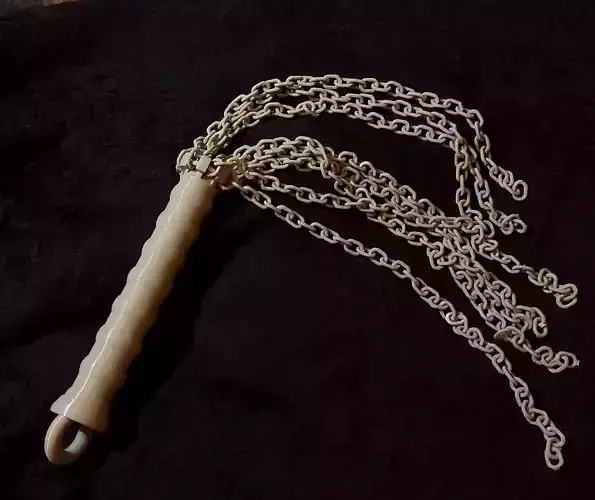 Articulated Tassel Whip 3D print model