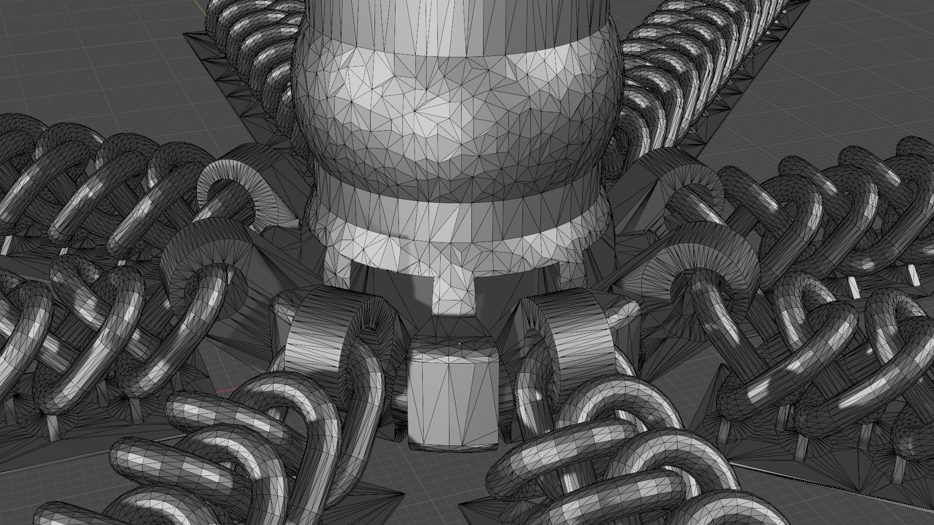 Articulated Tassel Whip 3D print model_9