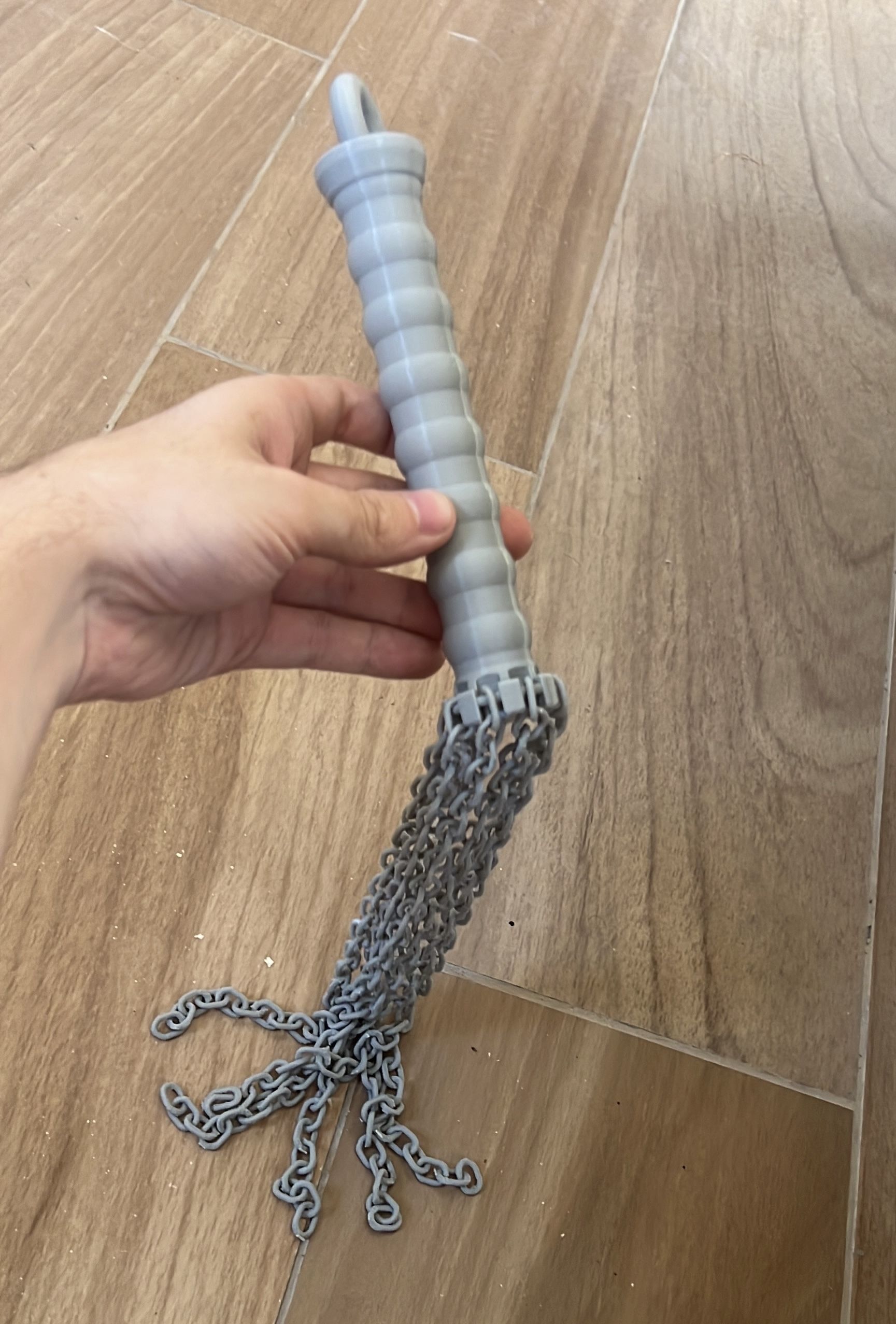 Articulated Tassel Whip 3D print model_3