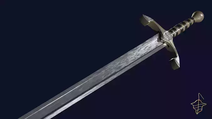 Langsax sword with Excalibur handle