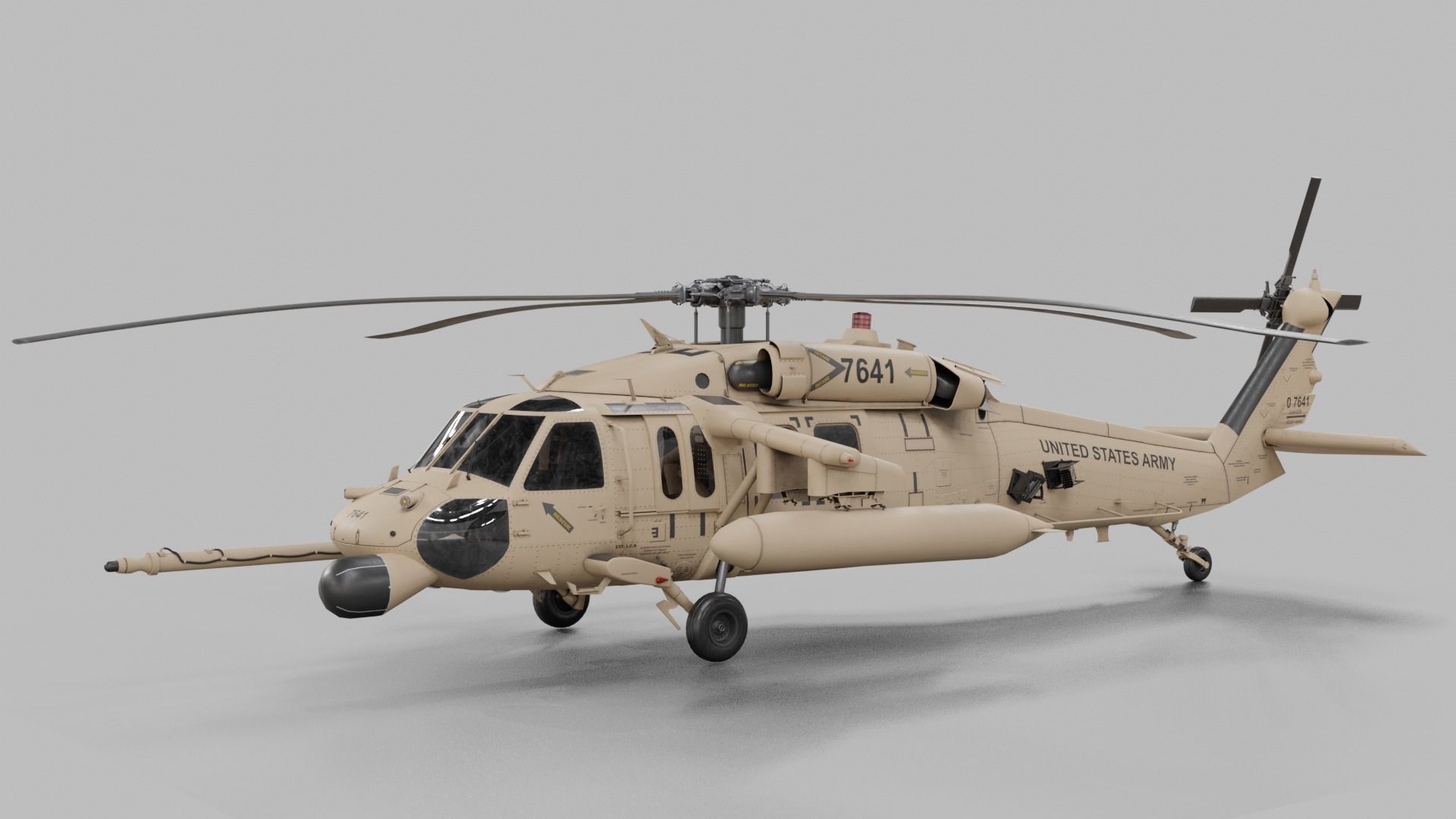UH-60 Blackhawk Helicopter 22 skins 3D model_45